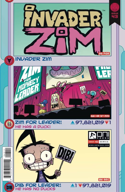INVADER ZIM #43 CVR A (C: 1-0-0)