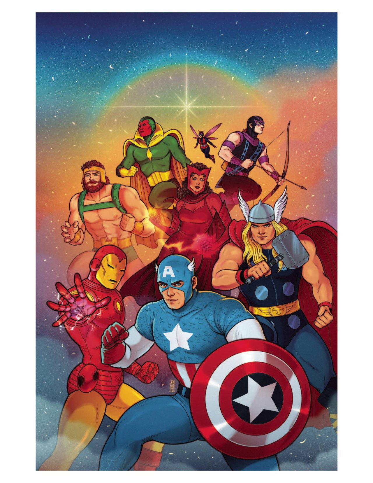 MARVEL TALES AVENGERS #1 BARTEL VIRGIN VAR 1:50 Copies