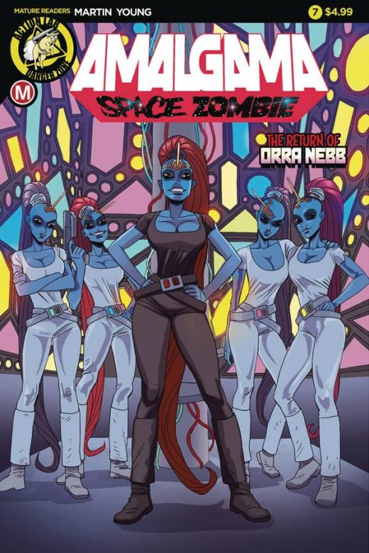 AMALGAMA SPACE ZOMBIE #7 CVR A YOUNG (MR)