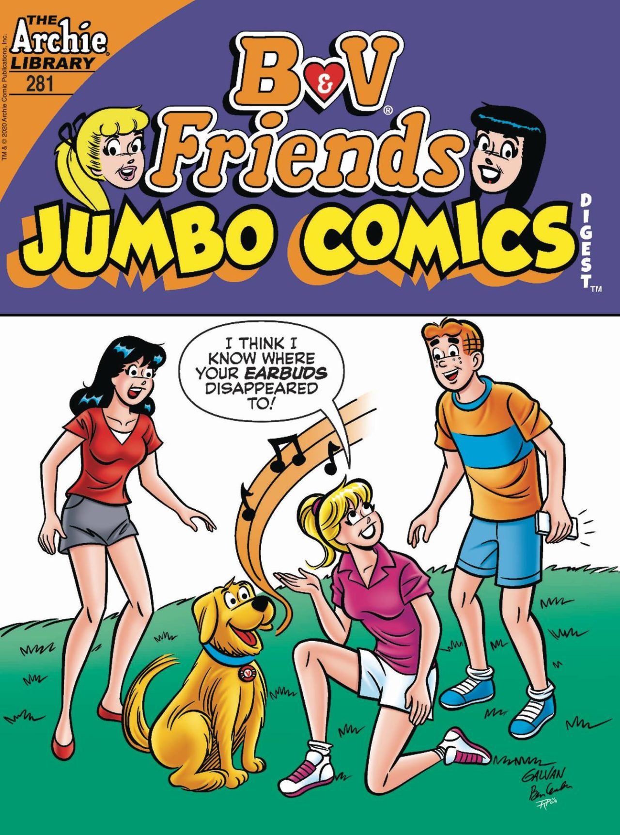 B & V FRIENDS JUMBO COMICS DIGEST #281