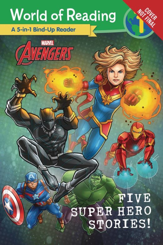 MARVEL FIVE SUPER HERO STORIES WORLD OF READING SC (C: 1-1-0