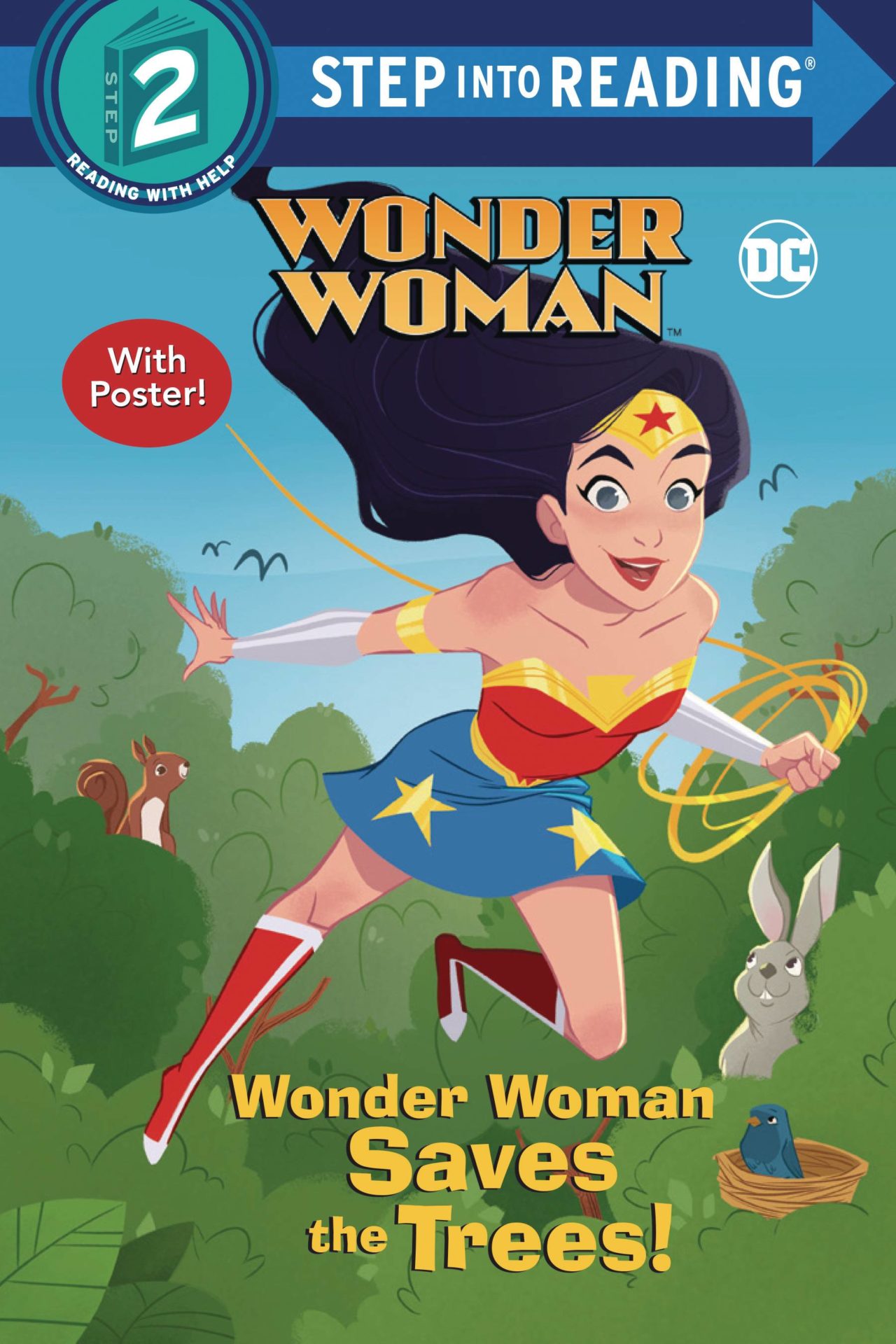 WONDER WOMAN SAVES THE TREES STEP INTO READING SC