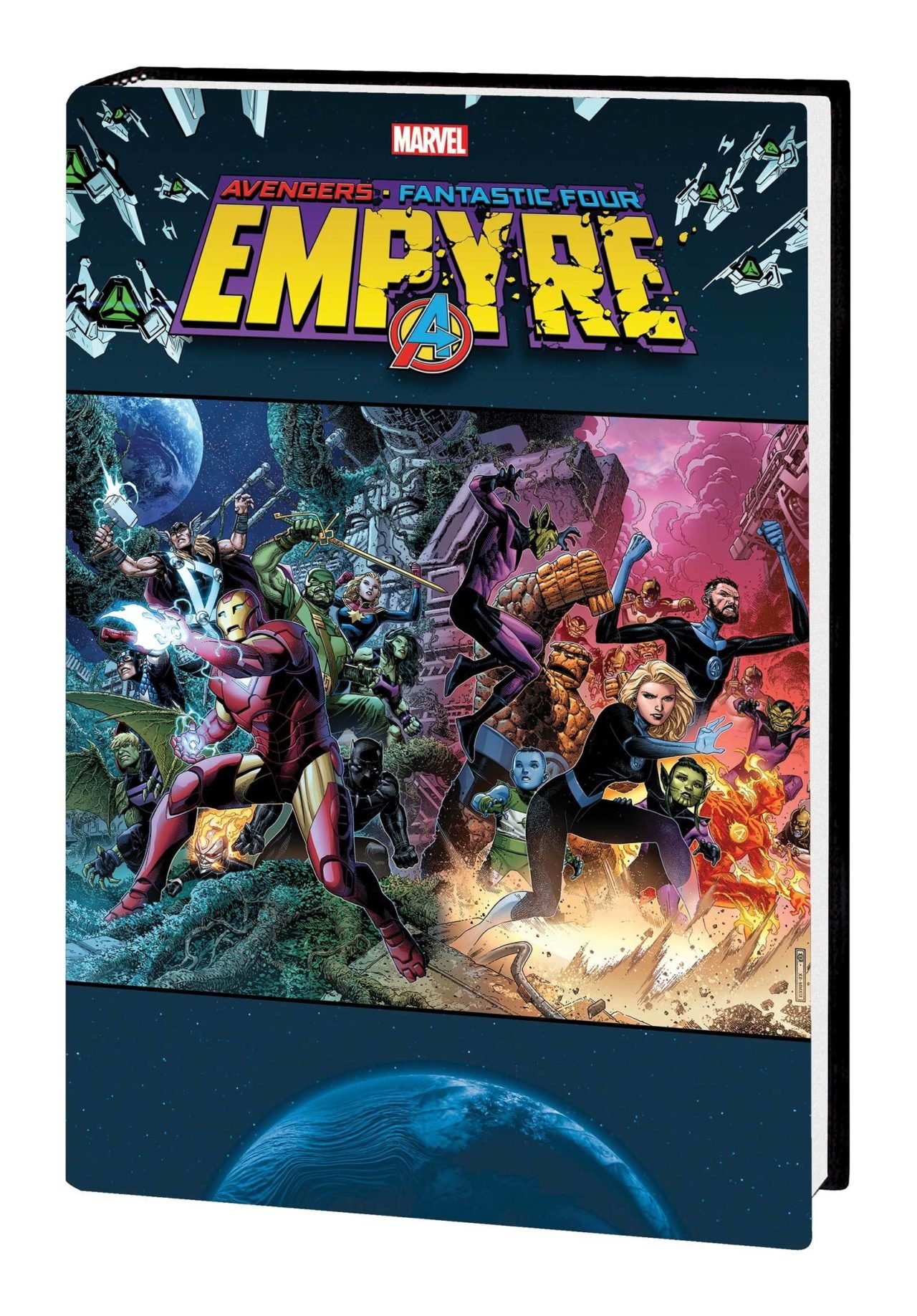 EMPYRE OMNIBUS HC CHEUNG AVENGERS FANTASTIC FOUR CVR