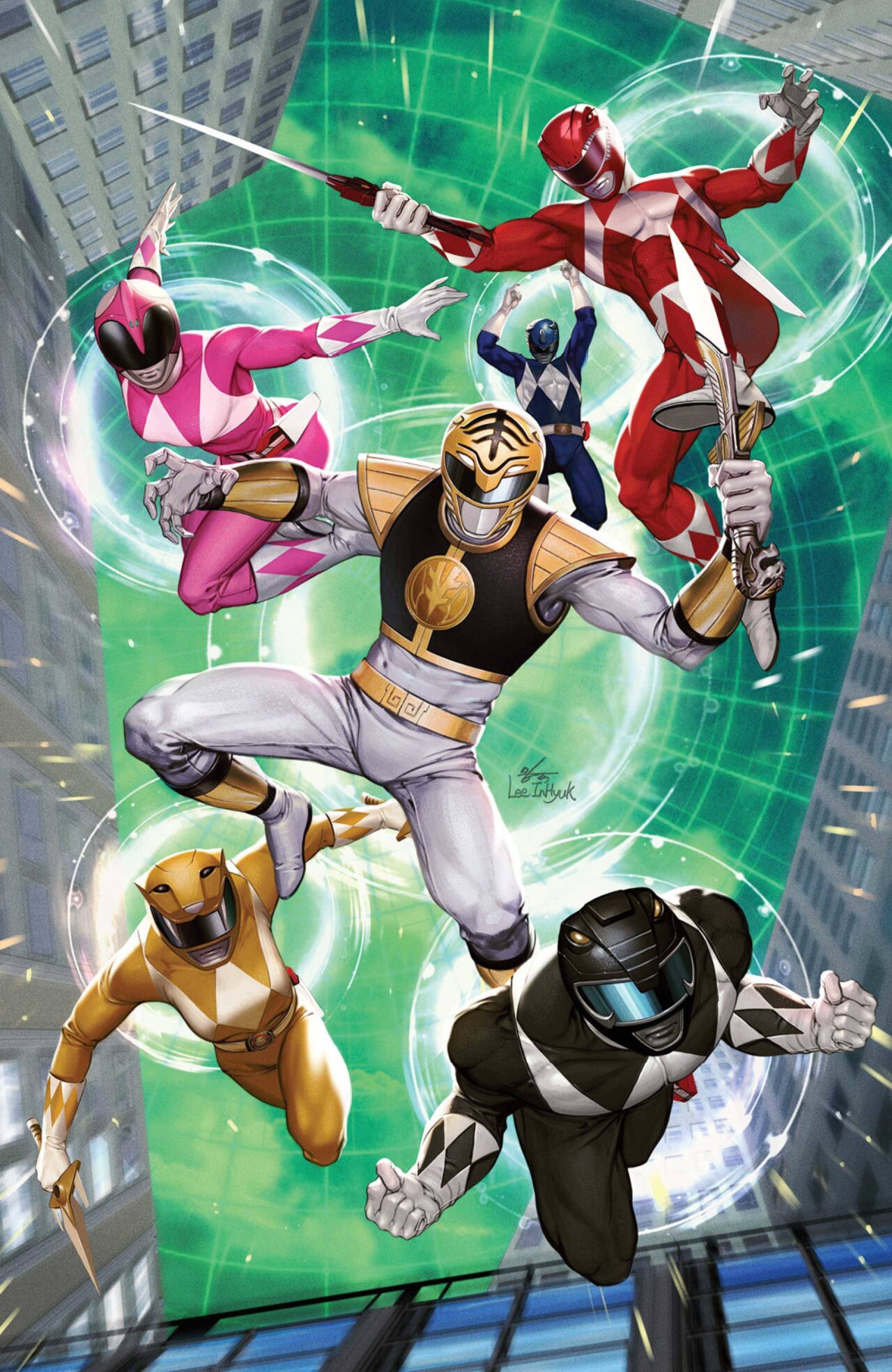 MIGHTY MORPHIN #06 CVR D 10 COPY INCV LEE