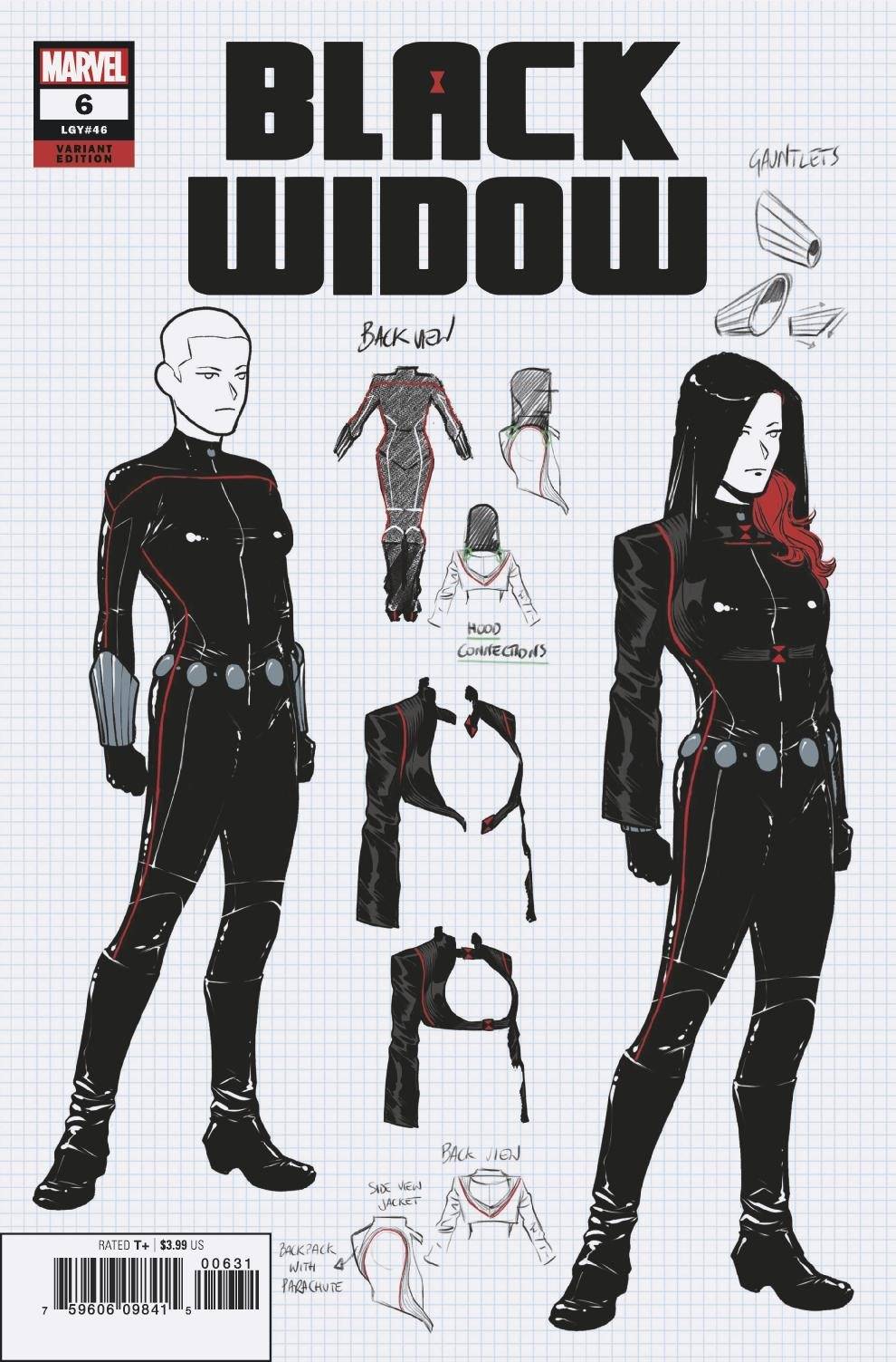 BLACK WIDOW #6 CASAGRANDE DESIGN VAR 1:10 Copies | Black Cat Books Inc.