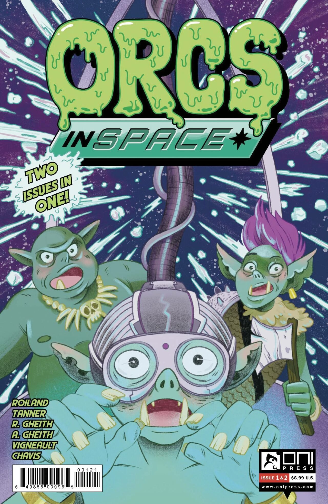 ORCS IN SPACE 2 IN 1 CVR B GOUX