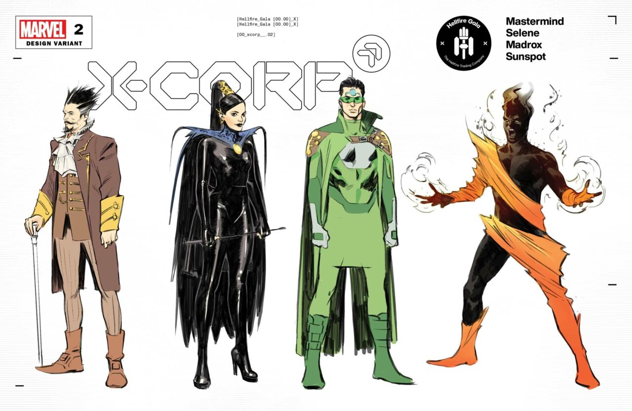 X-CORP #2 FOCHE CHARACTER DESIGN VAR