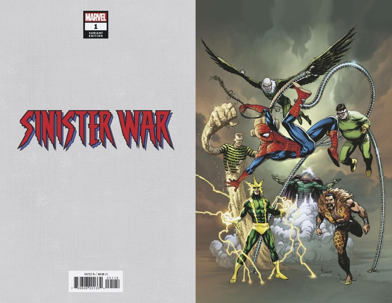 SINISTER WAR #1 (OF 4) FRANK VIRGIN VAR (1:50 Copies)