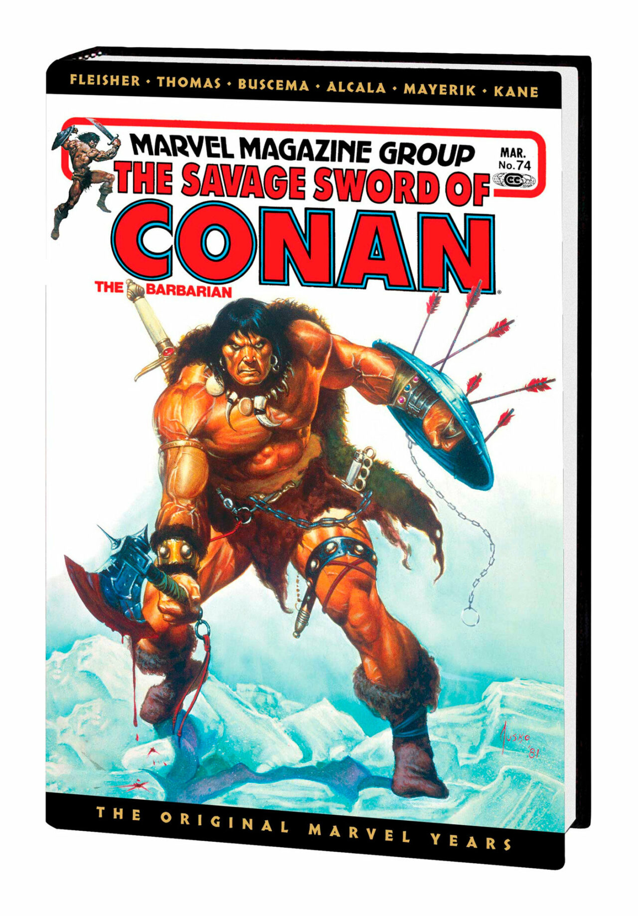 SAVAGE SWORD OF CONAN: THE ORIGINAL MARVEL YEARS OMNIBUS VOL. 6 HC JUSKO COVER [DM ONLY]