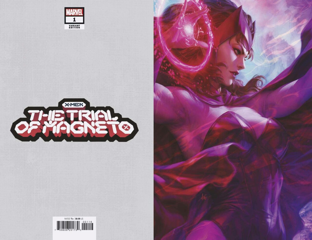 X-MEN: TRIAL OF MAGNETO #1 (OF 5) ARTGERM VIRGIN VAR  (1:100 Copies)