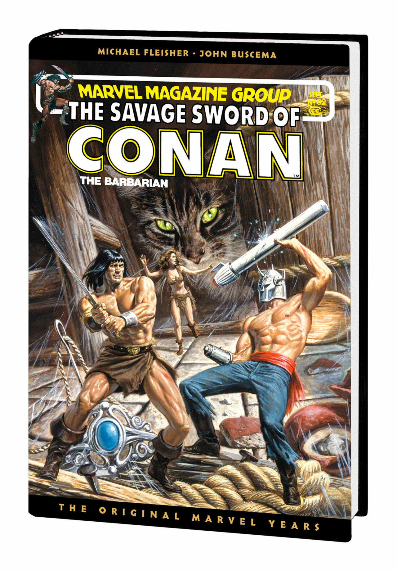 SAVAGE SWORD OF CONAN: THE ORIGINAL MARVEL YEARS OMNIBUS VOL. 7 HC LARKIN COVER [DM ONLY]