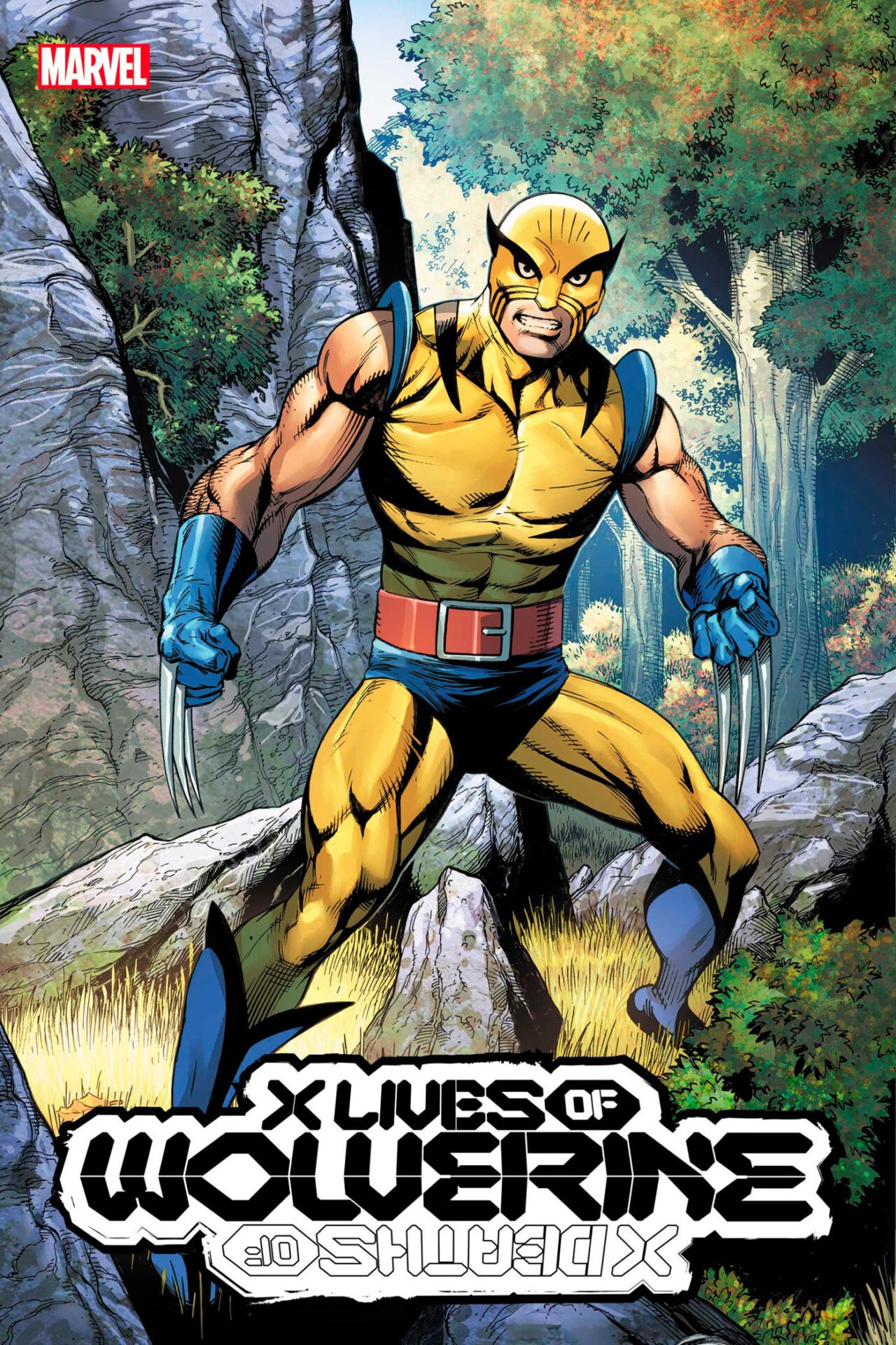 X LIVES OF WOLVERINE #1 BAGLEY TRADING CARD VARIANT