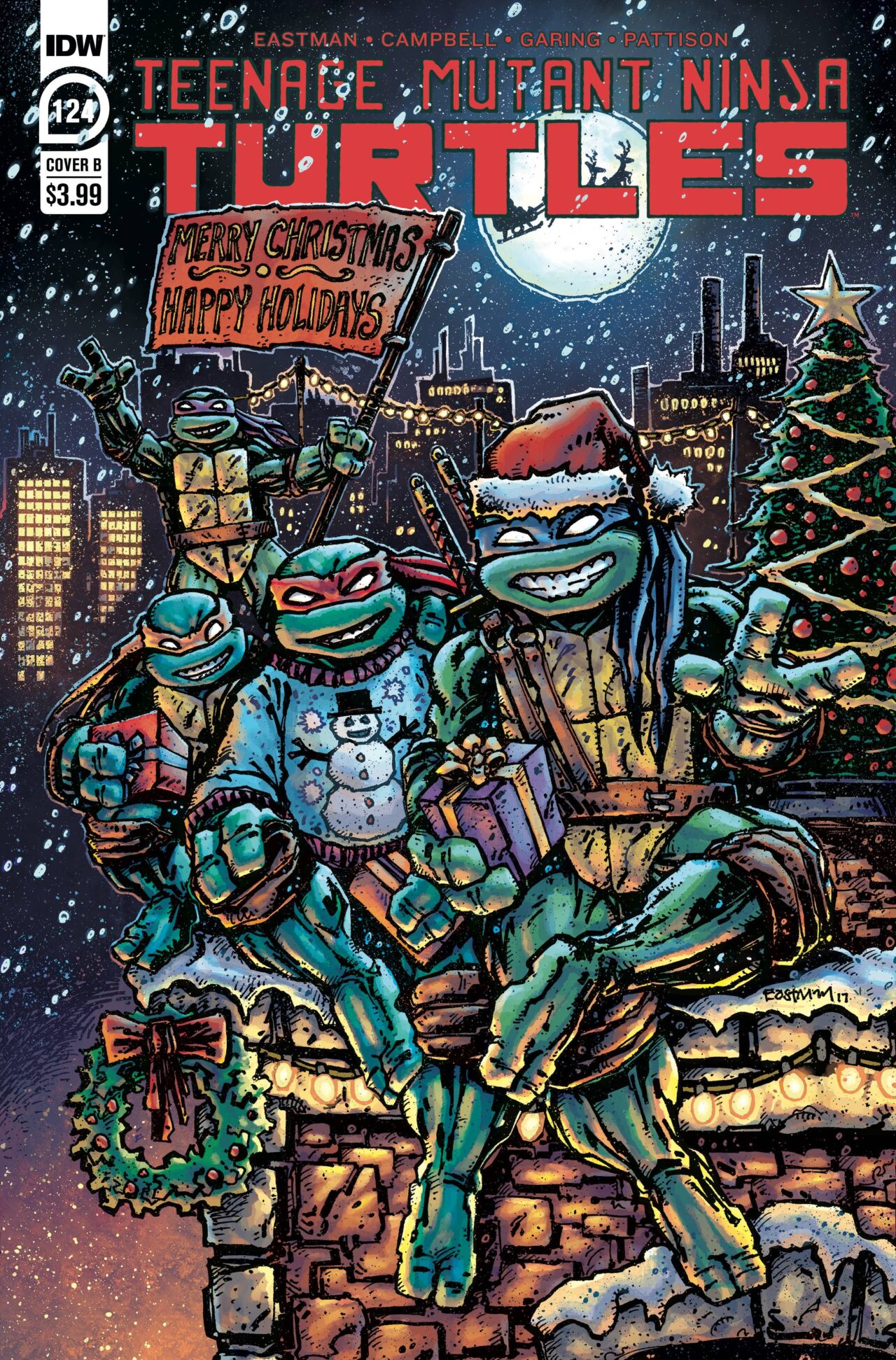 TMNT ONGOING #124 CVR B EASTMAN (C: 1-0-0)