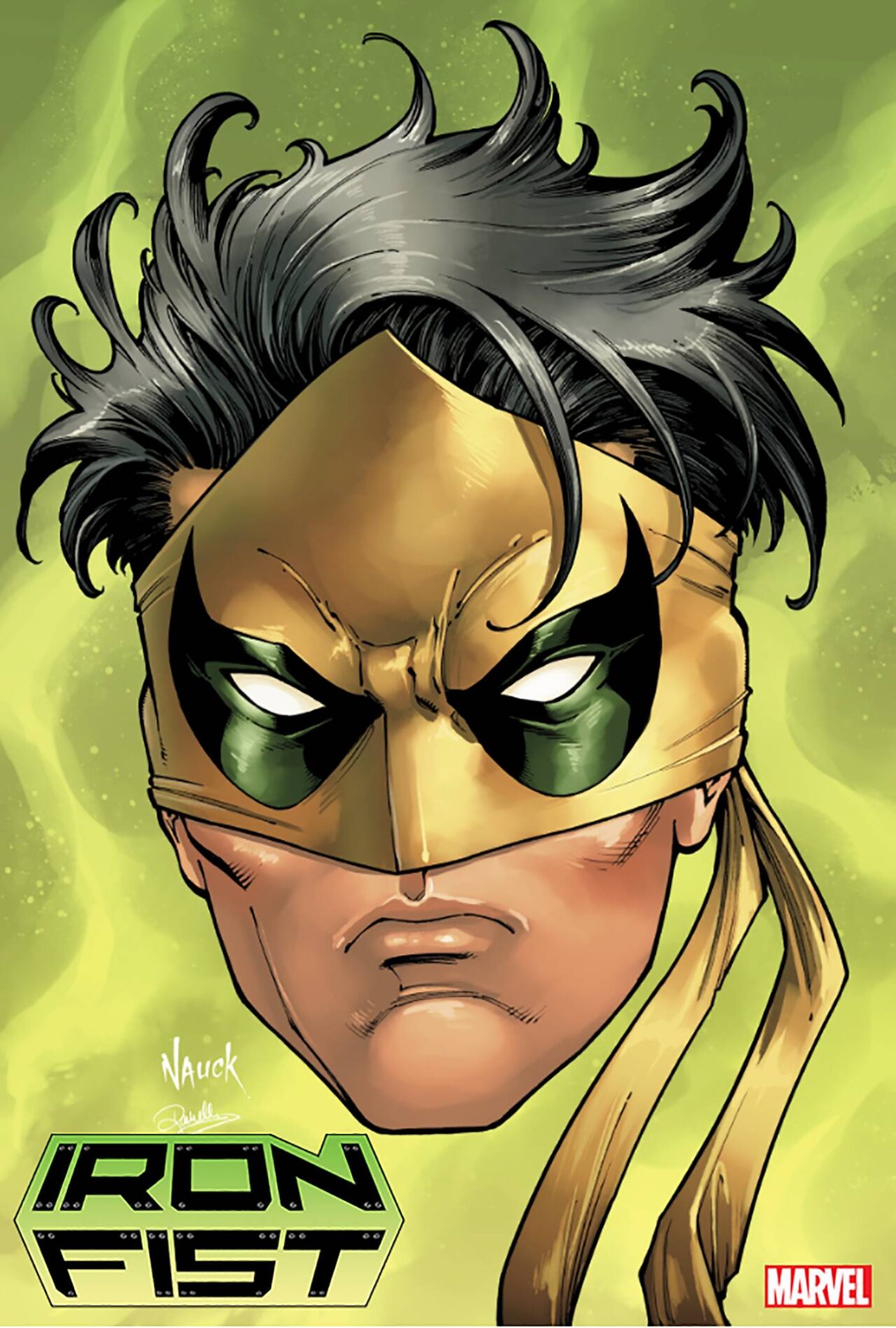 IRON FIST #1 NAUCK HEADSHOT VAR