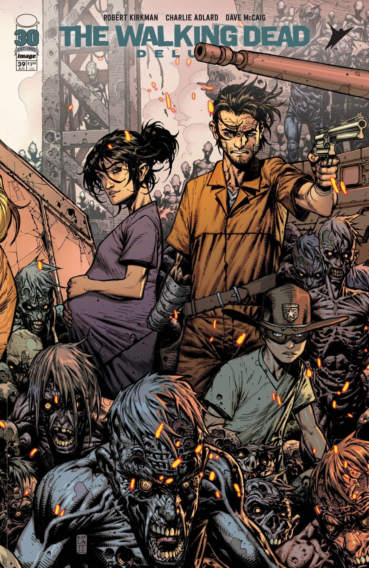 WALKING DEAD DELUXE #39 CVR C PLATT & MCCAIG (MR)