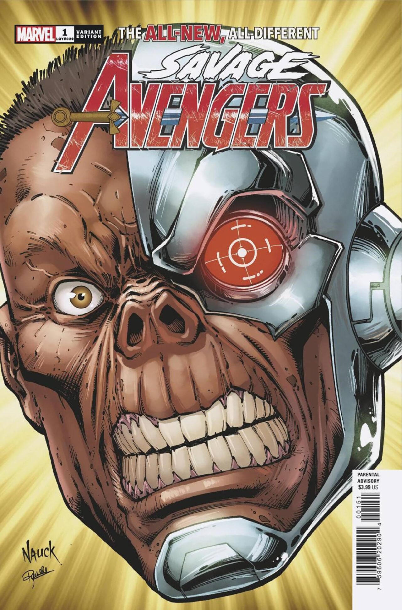 SAVAGE AVENGERS (2022) #01 NAUCK HEADSHOT VAR