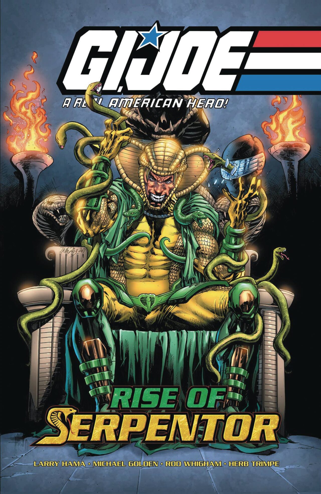 GI. JOE REAL AMERICAN HERO HC RISE OF SERPENTOR (C: 0-1-1)