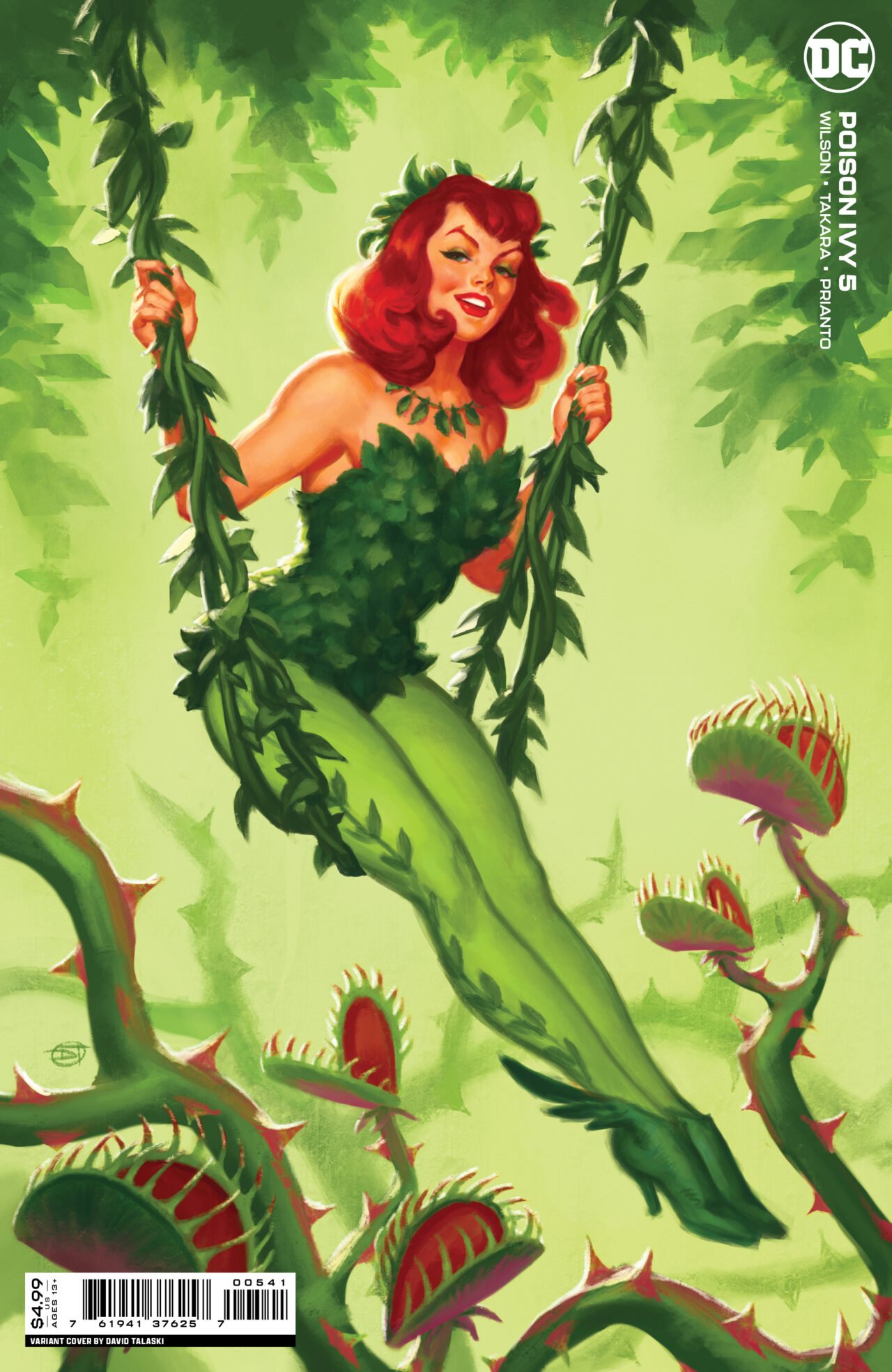 POISON IVY #05 (OF 6) CVR C DAVID TALASKI CARD STOCK VAR