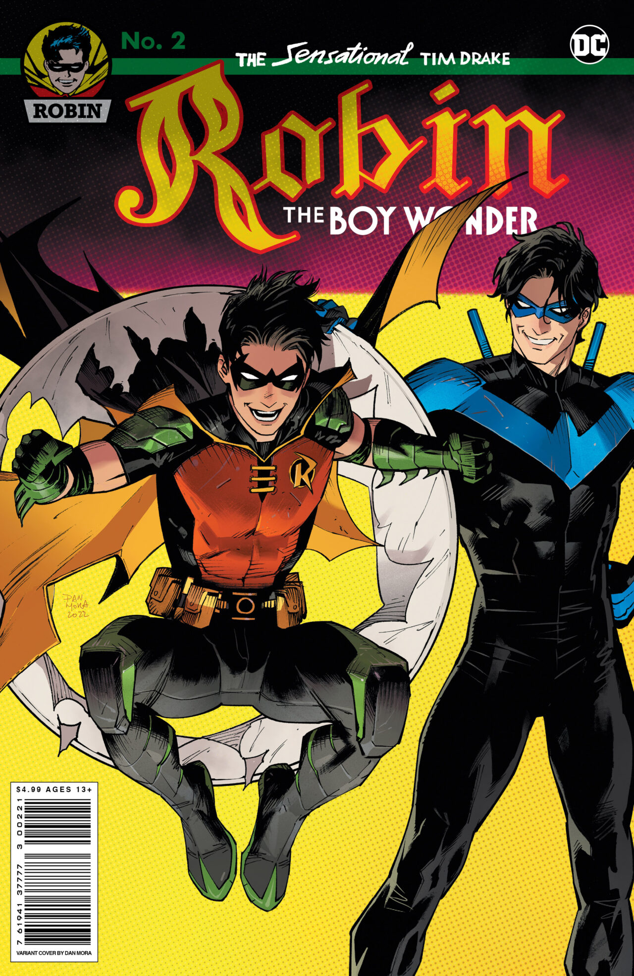 TIM DRAKE ROBIN #2 CVR B DAN MORA CARD STOCK VAR