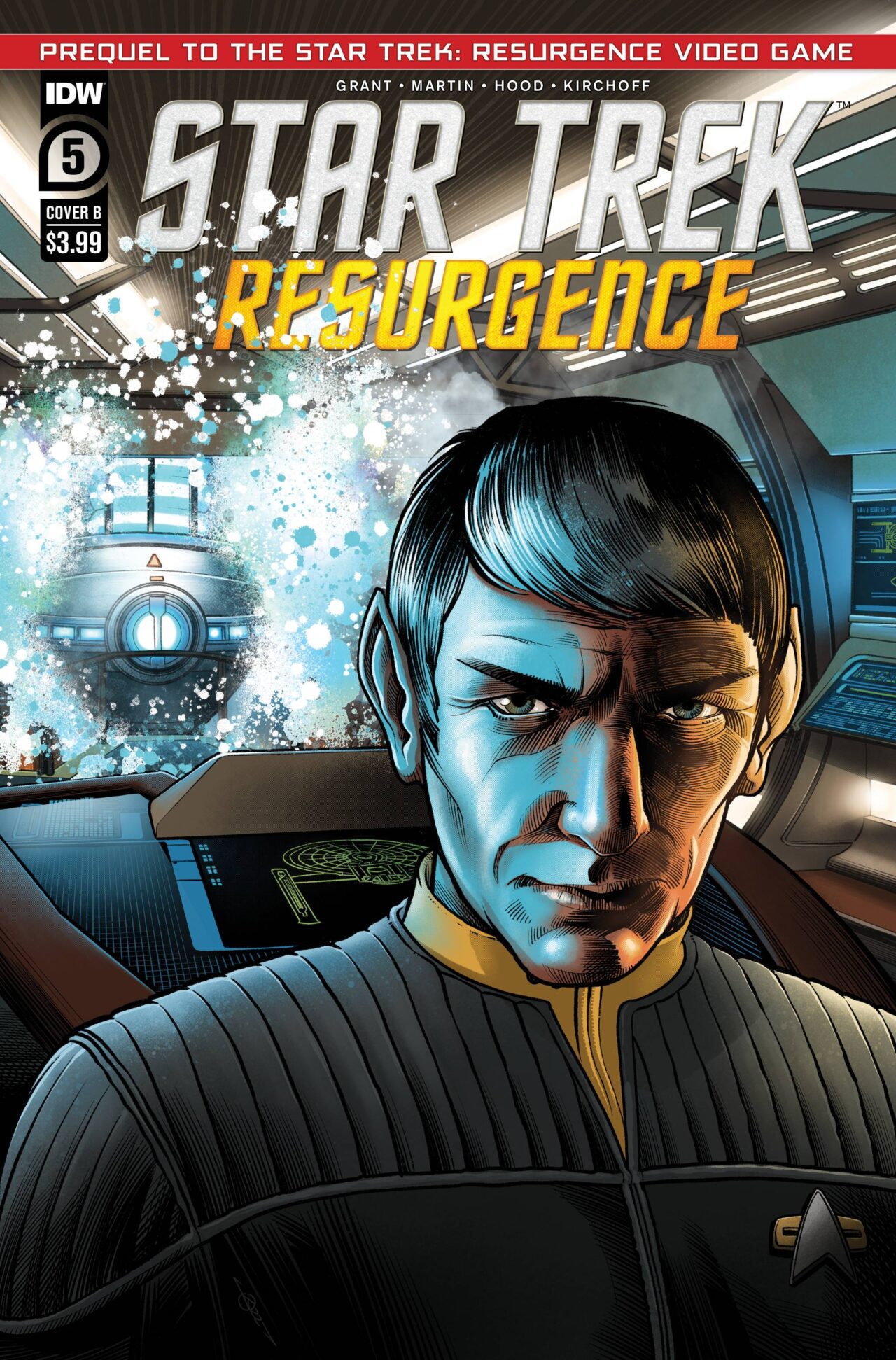 STAR TREK RESURGENCE #5 CVR B GRAY (MR)