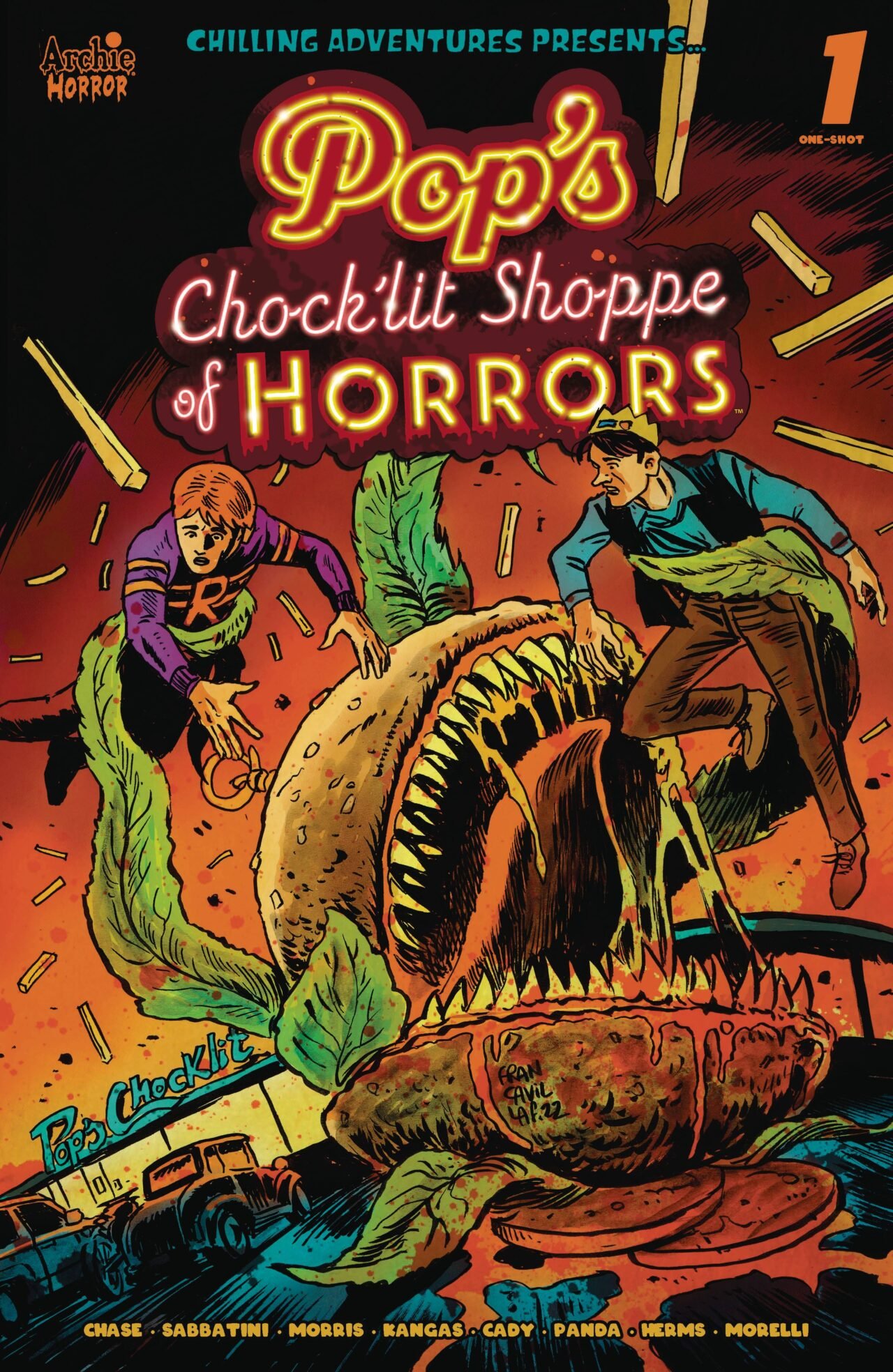 POPS CHOCKLIT SHOPPE OF HORRORS ONESHOT CVR B FRANCAVILLA