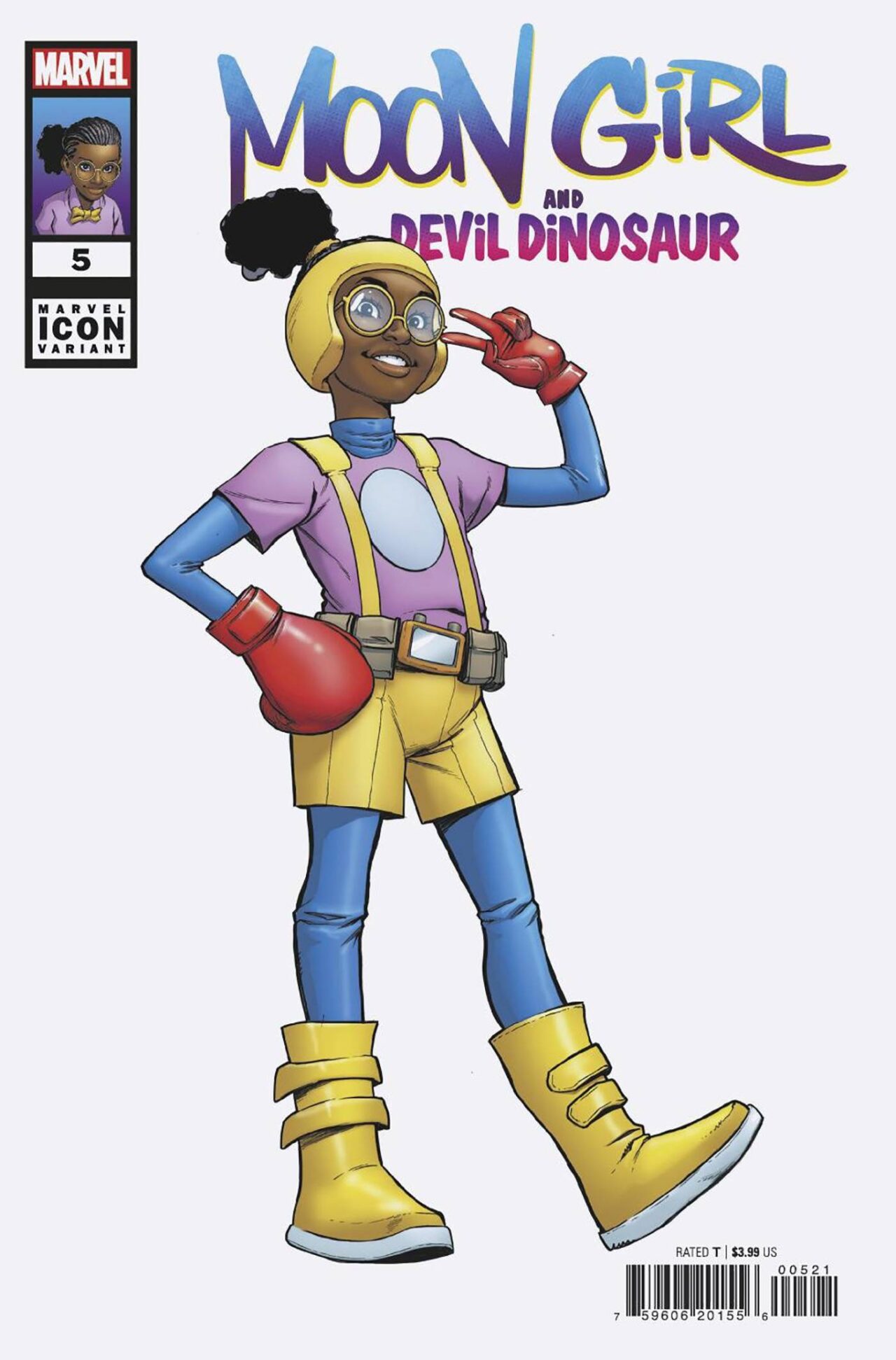 MOON GIRL AND DEVIL DINOSAUR #5 (OF 5) CASELLI MARVEL ICON V