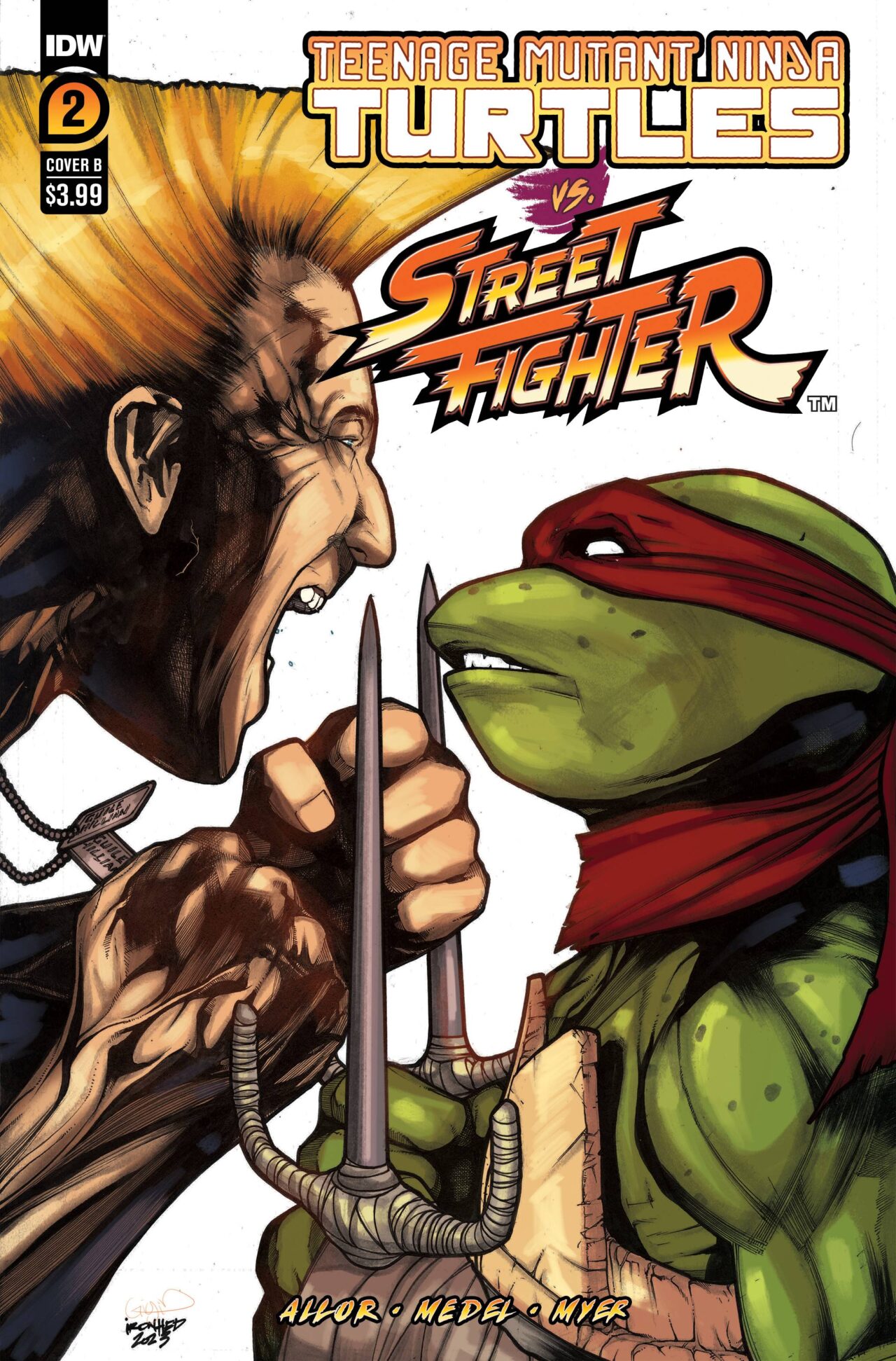 TMNT VS STREET FIGHTER #2 (OF 5) CVR B