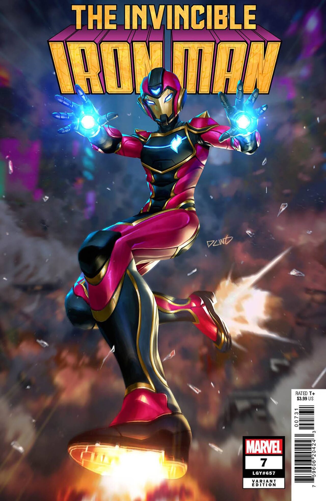 INVINCIBLE IRON MAN (2023) #07 DERRICK CHEW IRONHEART VAR