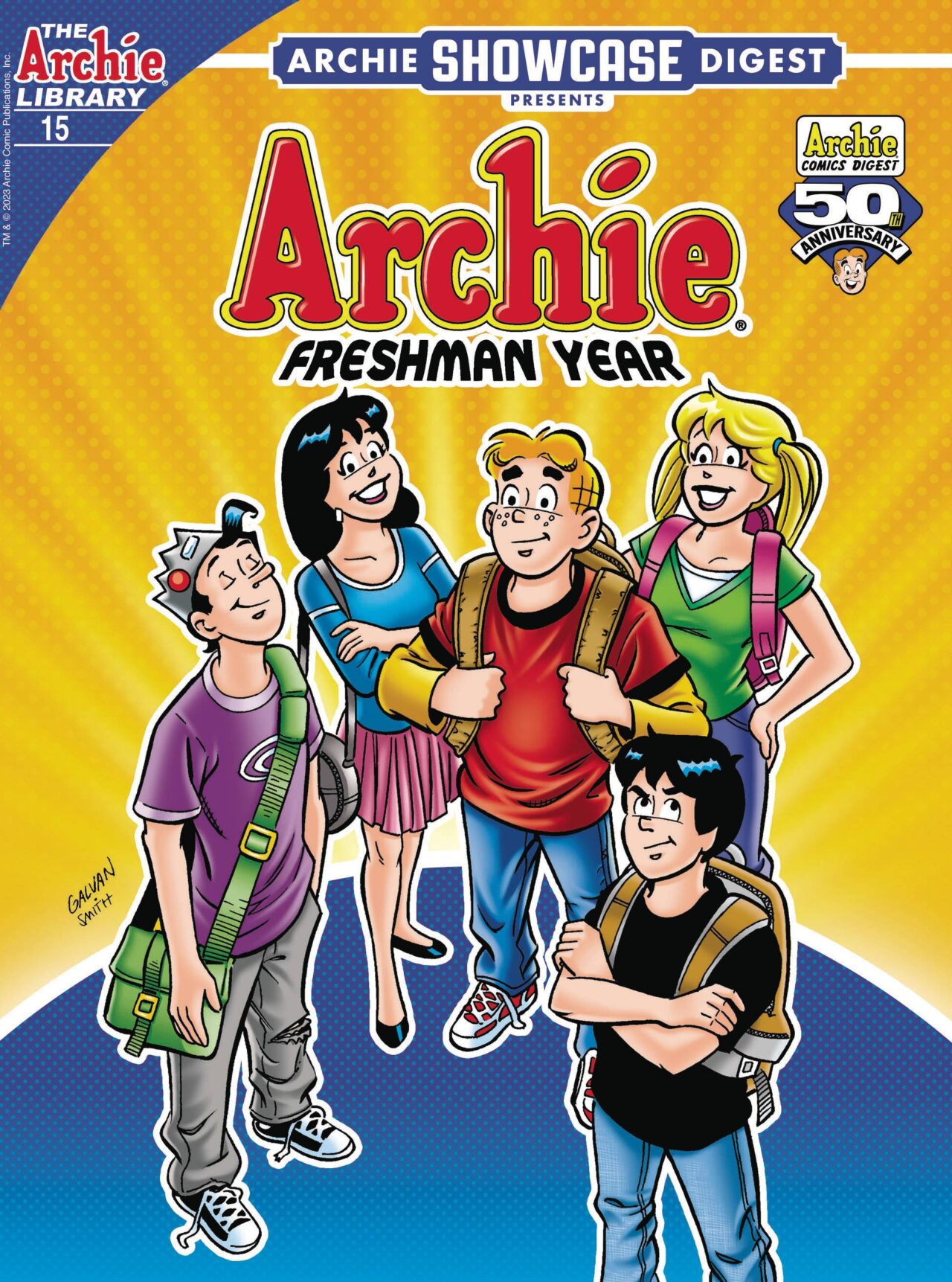 ARCHIE SHOWCASE JUMBO DIGEST #15 FRESHMAN YEAR