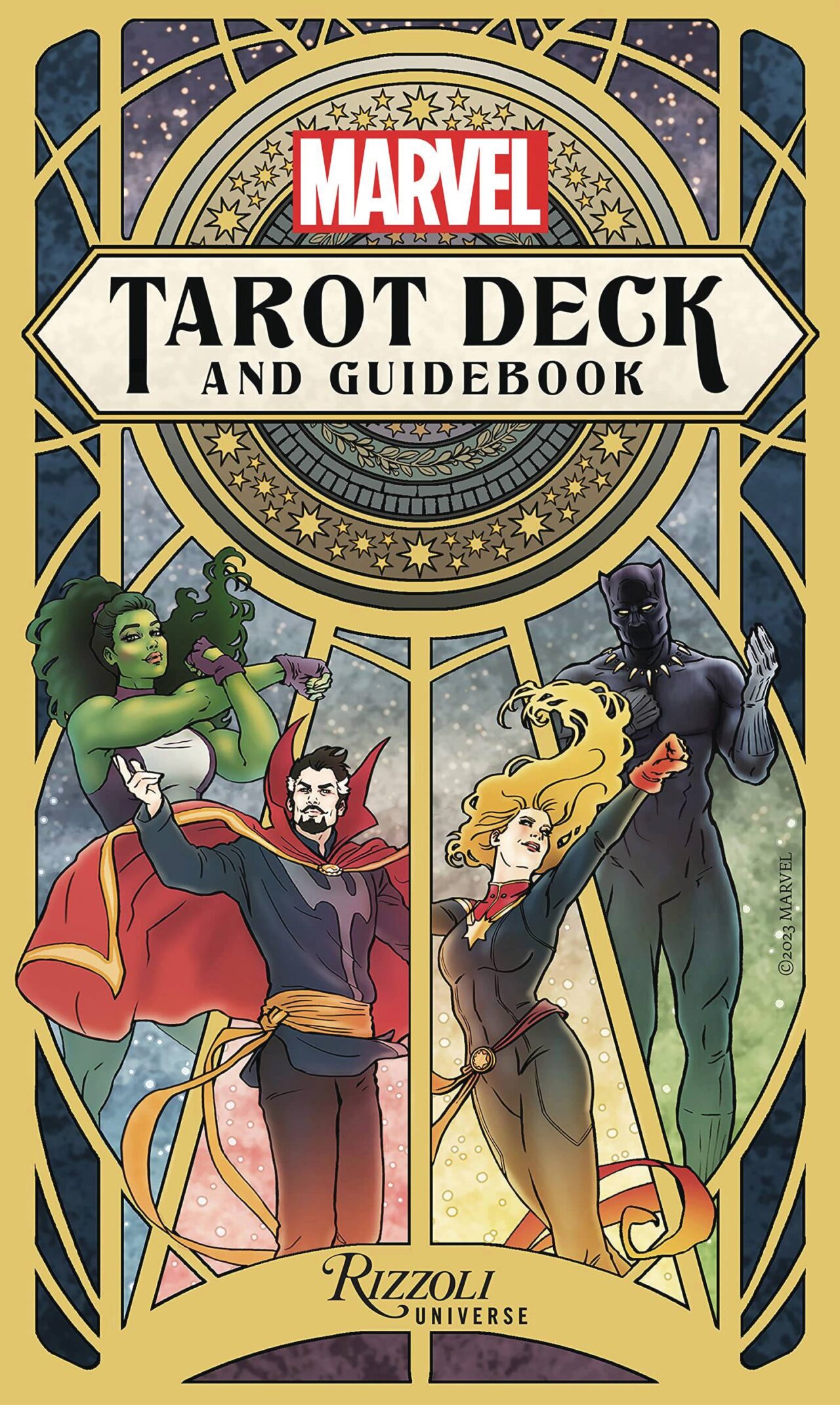 MARVEL TAROT DECK & GUIDEBOOK SC (C: 0-1-2)