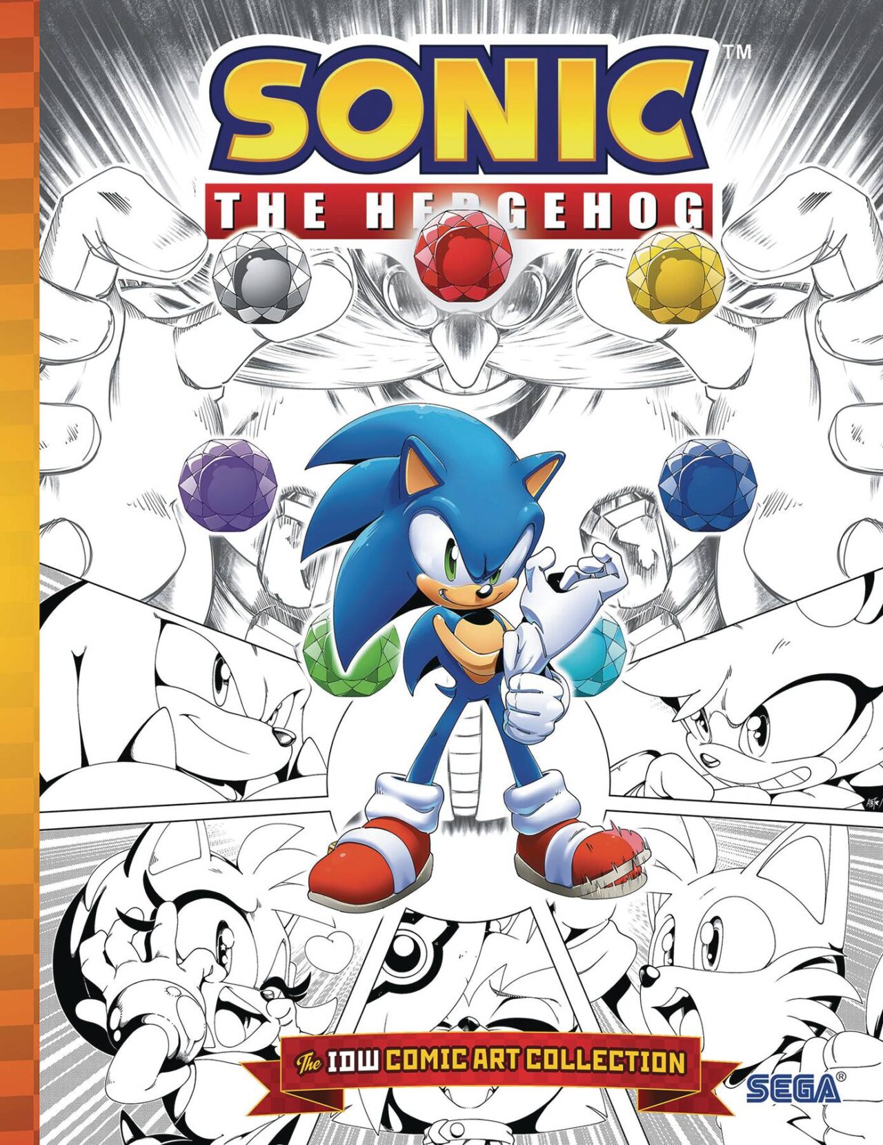 SONIC THE HEDGEHOG IDW COMIC ART COLL HC VOL 01 (C: 0-1-1)