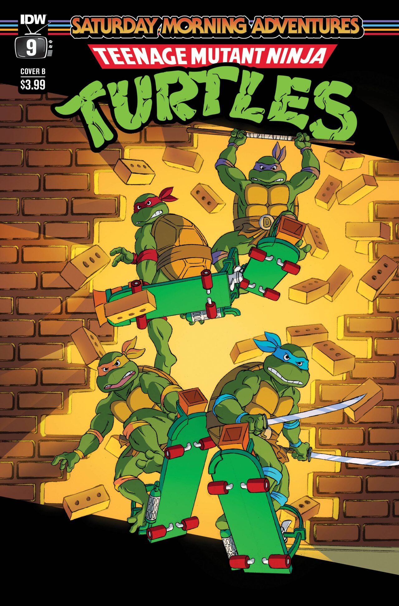 TMNT SATURDAY MORNING ADV 2023 #9 CVR B SCHOENING