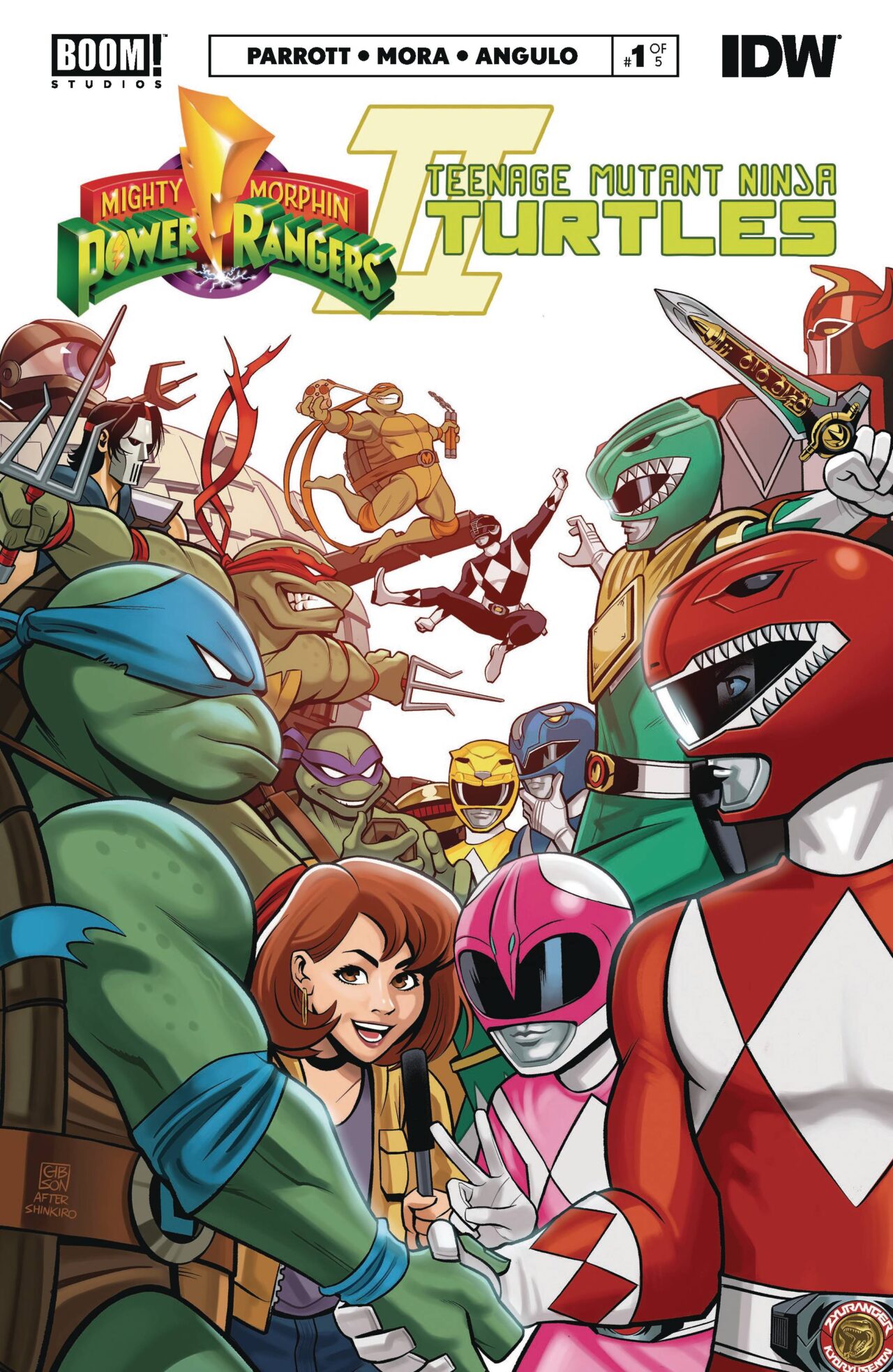 MMPR TMNT II #1 BSE VAR WILLIAMS II (C: 0-1-2)