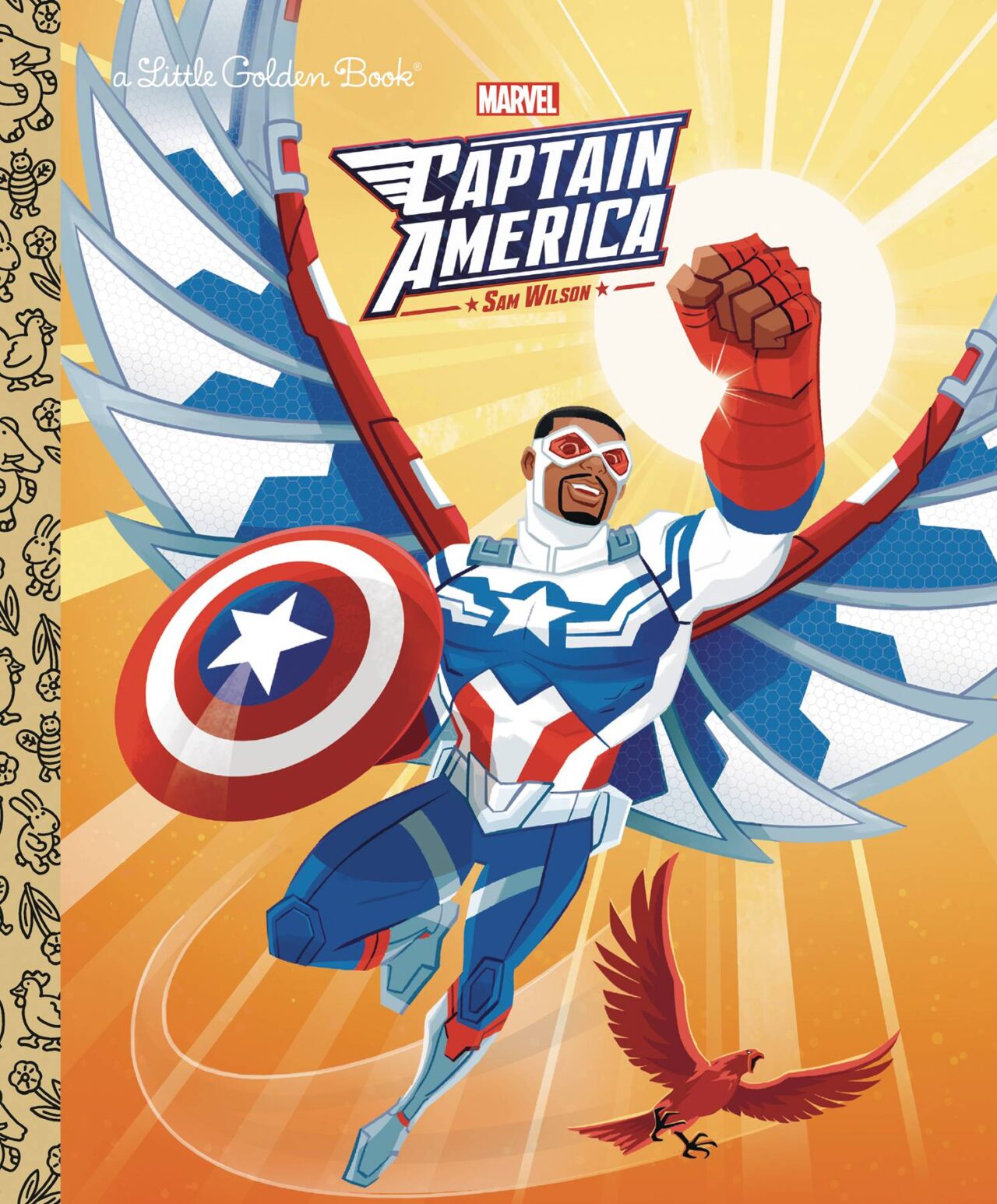 CAPTAIN AMERICA SAM WILSON LITTLE GOLDEN BOOK