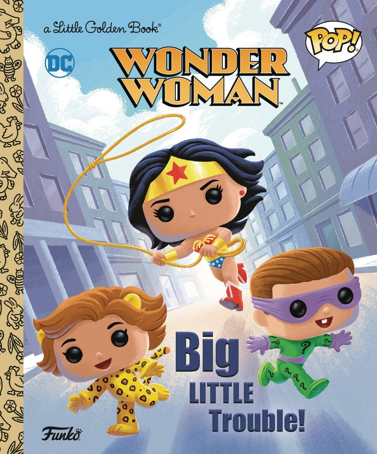 WONDER WOMAN BIG LITTLE TROUBLE LITTLE GOLDEN BOOK (C: 0-1-0