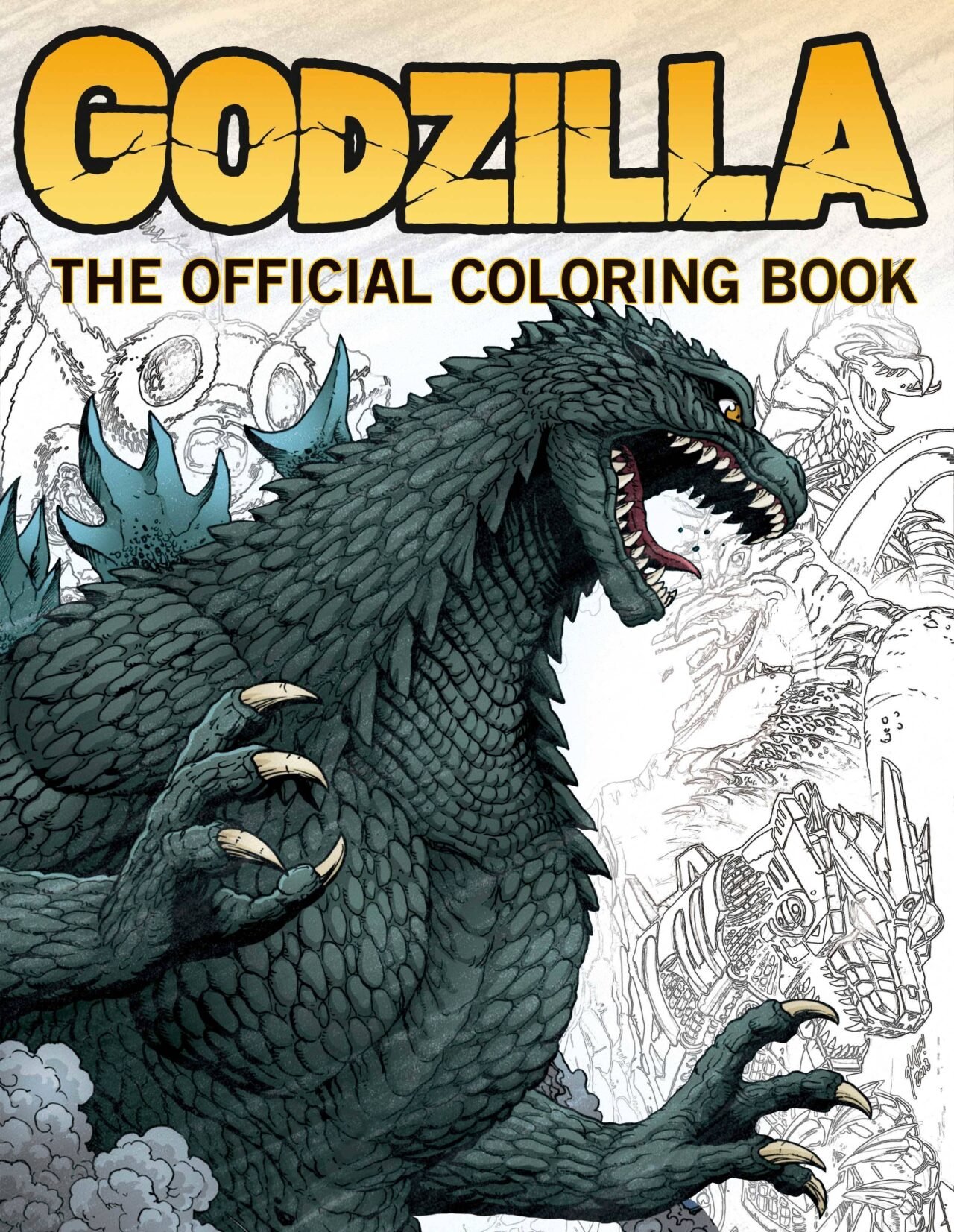 GODZILLA OFFICIAL COLORING BOOK SC