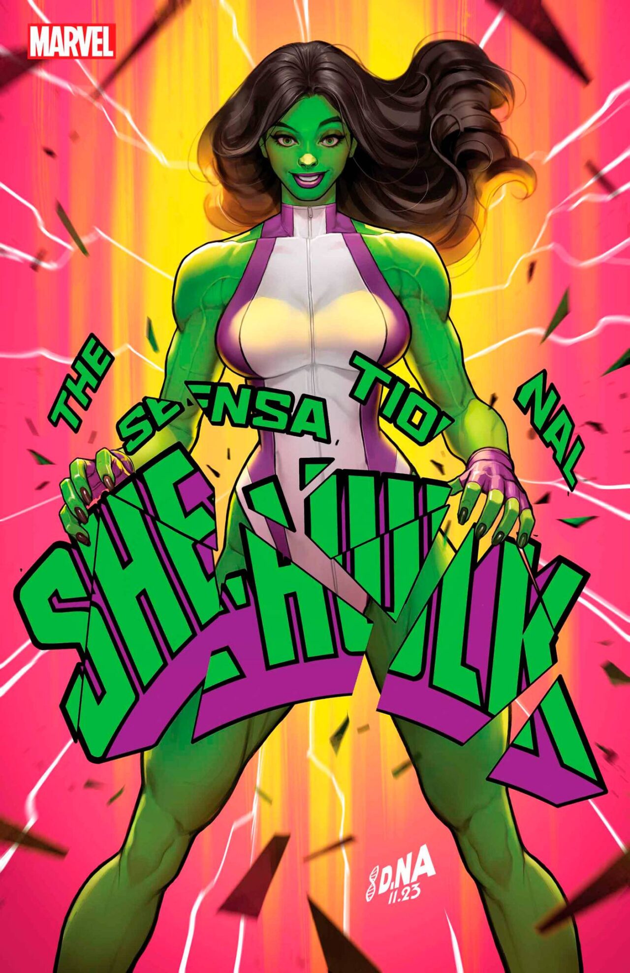 SENSATIONAL SHE-HULK #7 BEN HARVEY VAR (1:25 Copies)