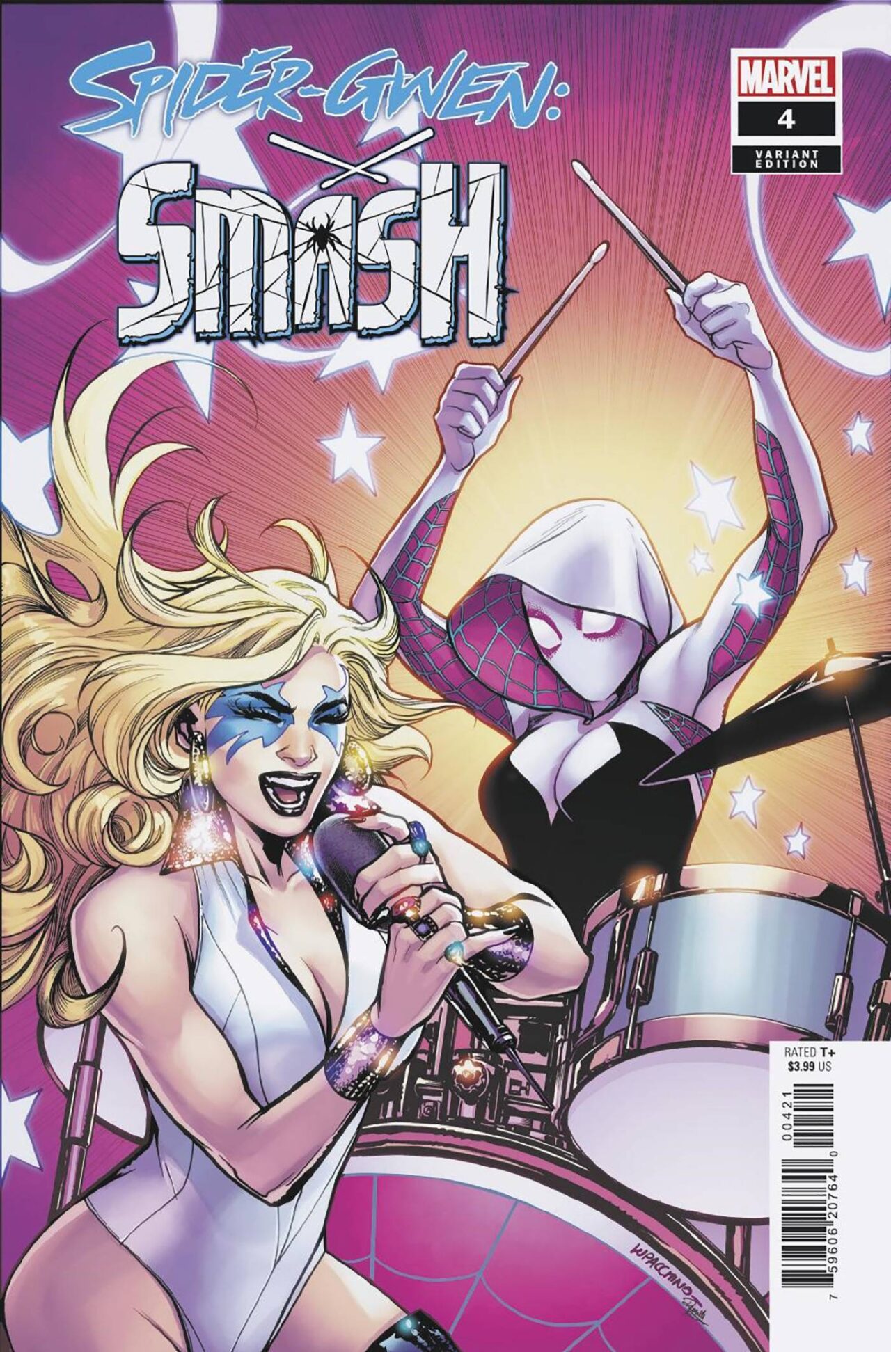 SPIDER-GWEN SMASH #4 EMA LUPACCHINO VAR