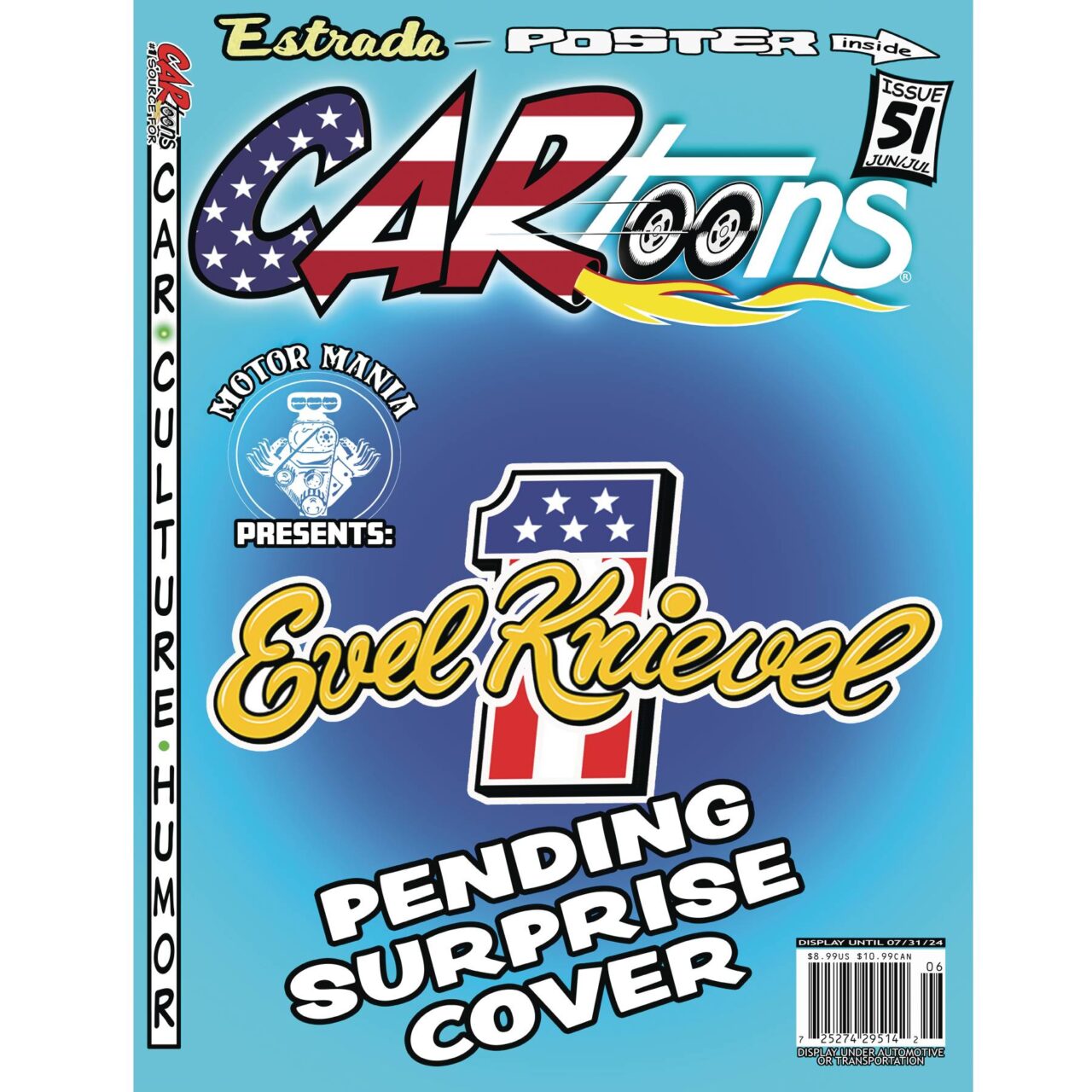 CARTOONS MAGAZINE #51 FEAT EVEL KNIEVEL (C: 0-0-1)