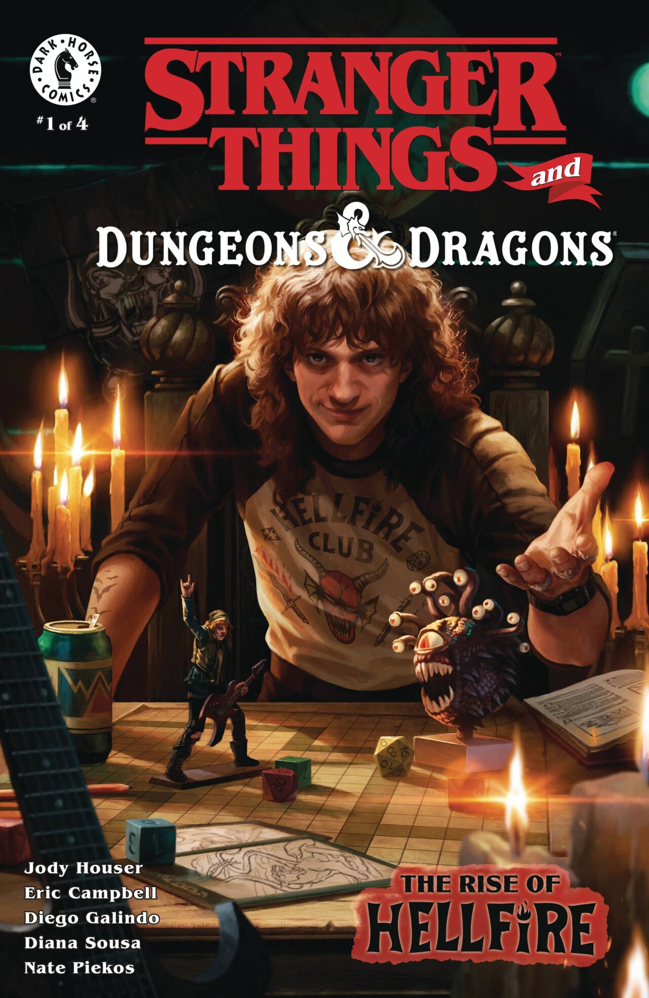 STRANGER THINGS D&D RISE OF HELLFIRE #1 CVR A VILLANUEVE