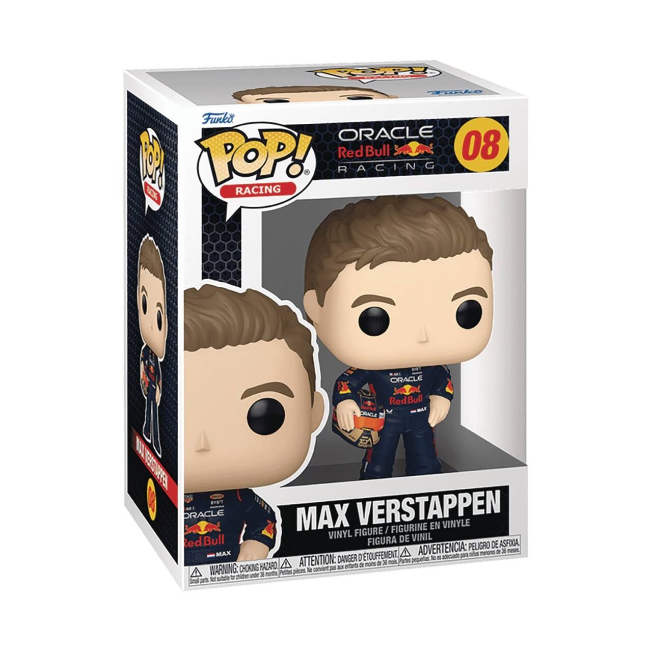 POP RACING FORMULA 1 VERSTAPPEN W/HELM VIN FIG