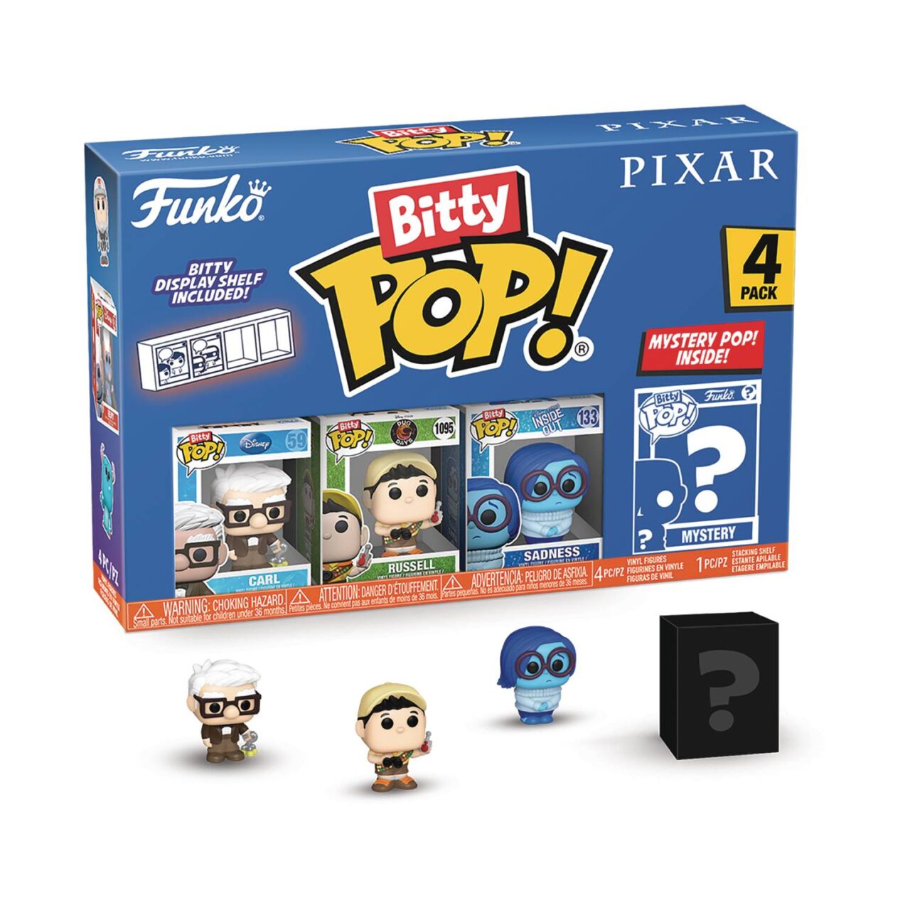 BITTY POP PIXAR UP 4PK VIN FIG (Net) (C: 1-1-2)