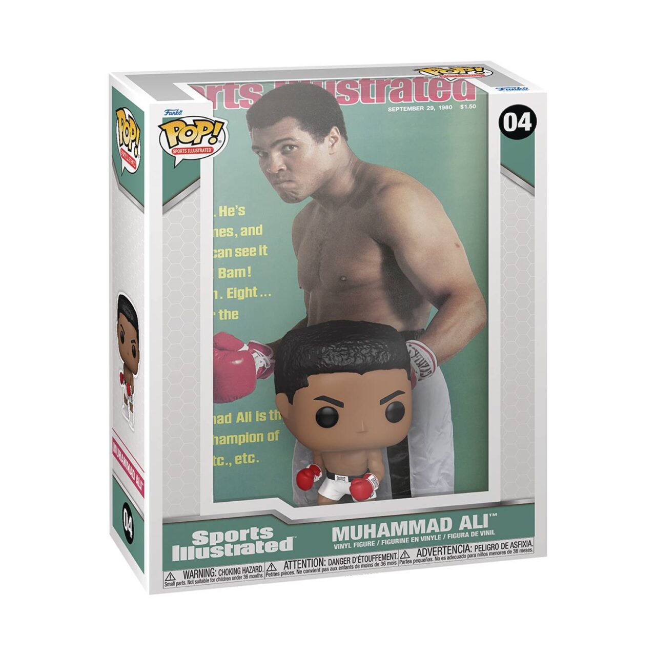 FUNKO SLAM COVER BOXING MUHAMMAD ALI VIN FIG