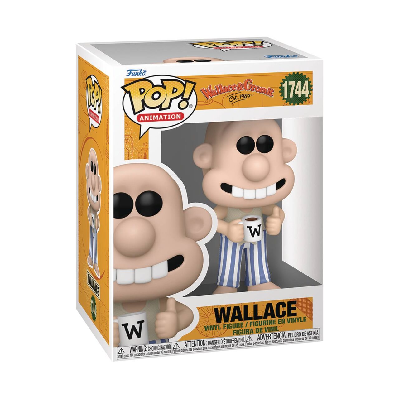 POP MOVIES WALLACE & GROMIT WALLACE IN PAJAMAS VIN FIG (C: 1