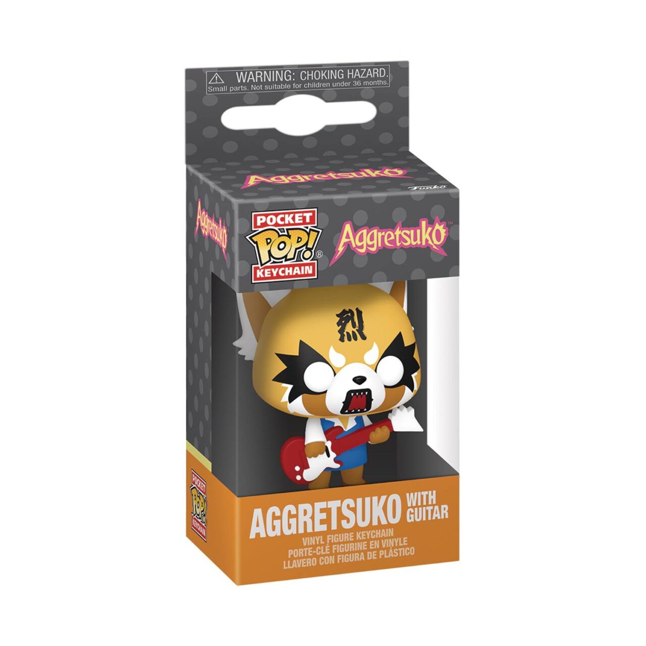 POP KEYCHAIN AGGRETSUKO W GUITAR FIG