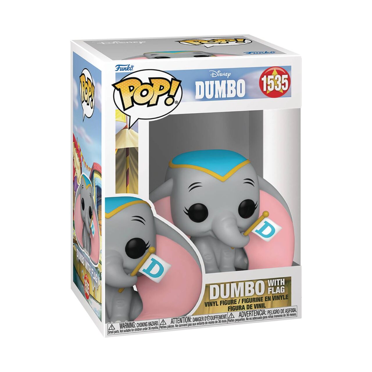 POP DISNEY DUMBO DUMBO W FLAG FIG