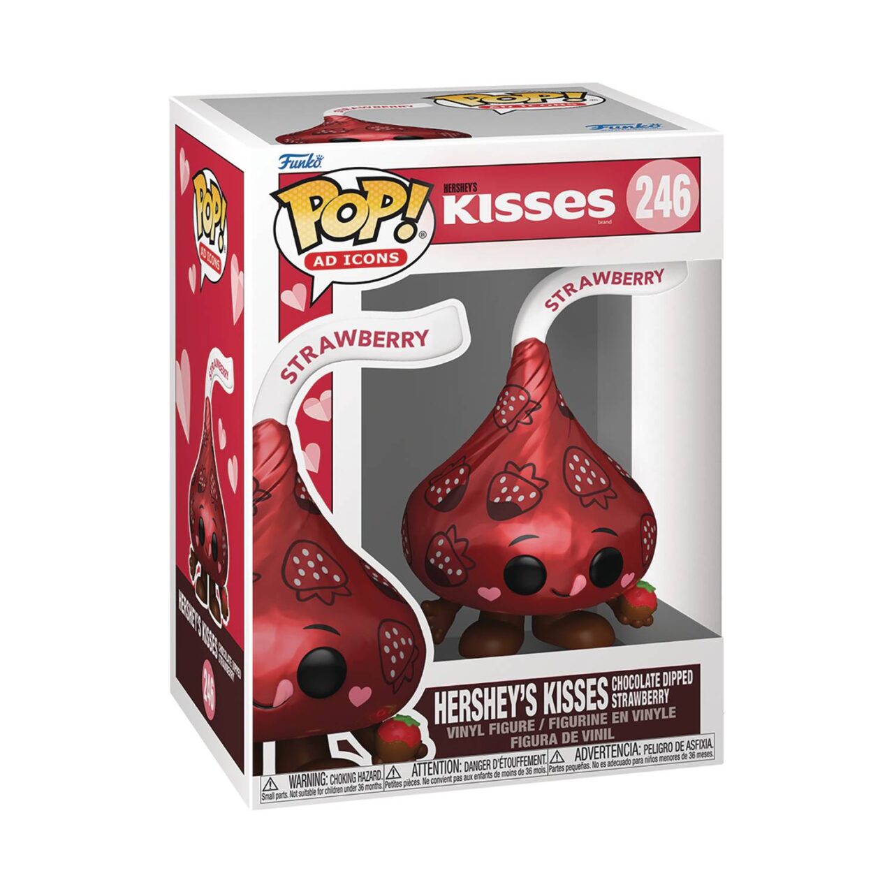 POP AD ICONS HERSHEYS STRAWBNCREME KISS FIG