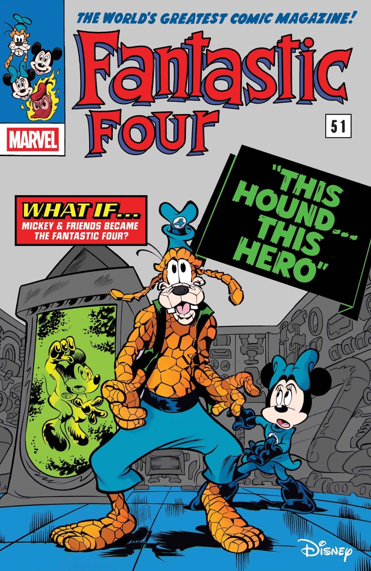 FANTASTIC FOUR #29 PAOLO MOTTURA DISNEY FANTASTIC FOUR VAR