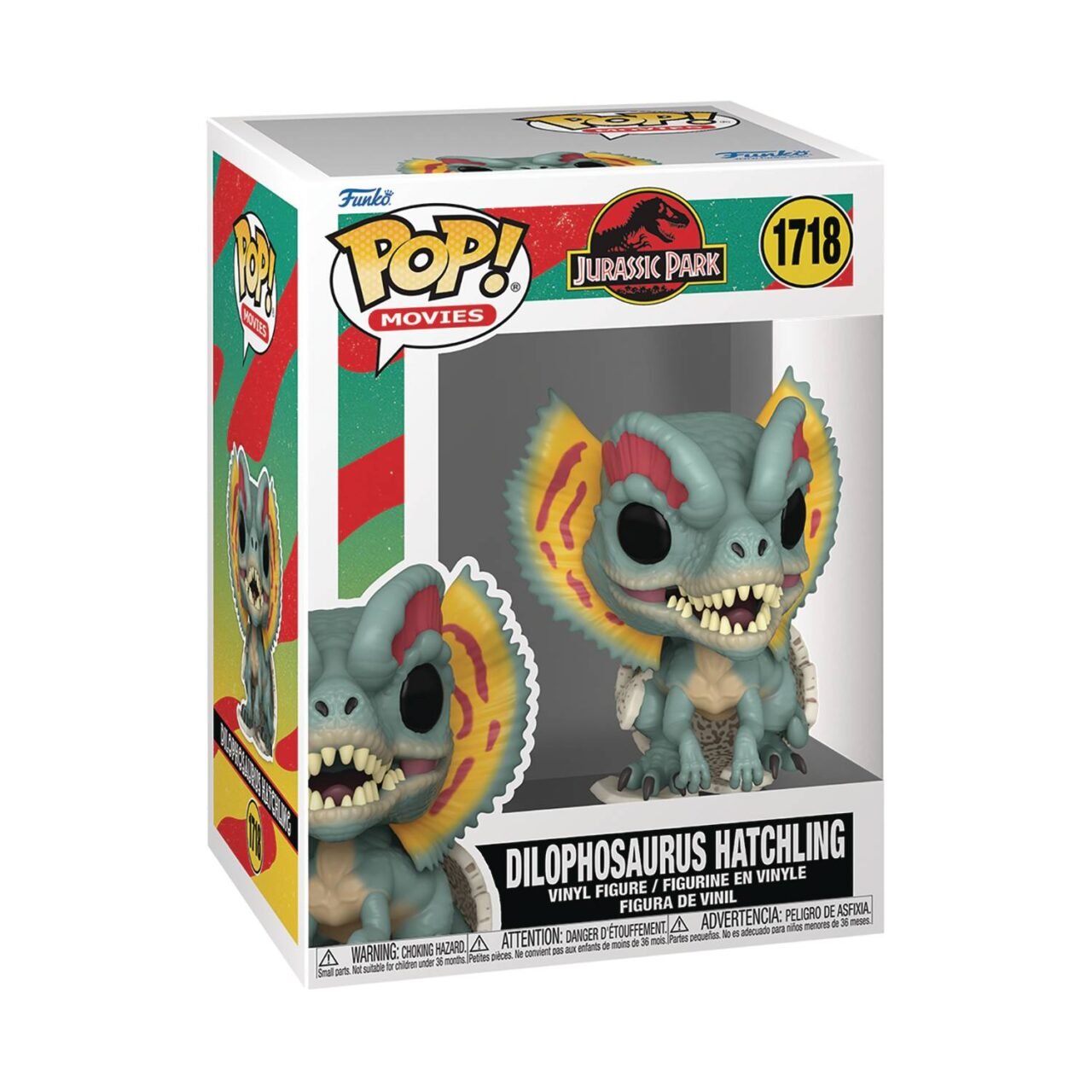 POP MOVIES JURASSIC PARK HATCH DILOPHOSAURUS VIN FIG (C: 1-1