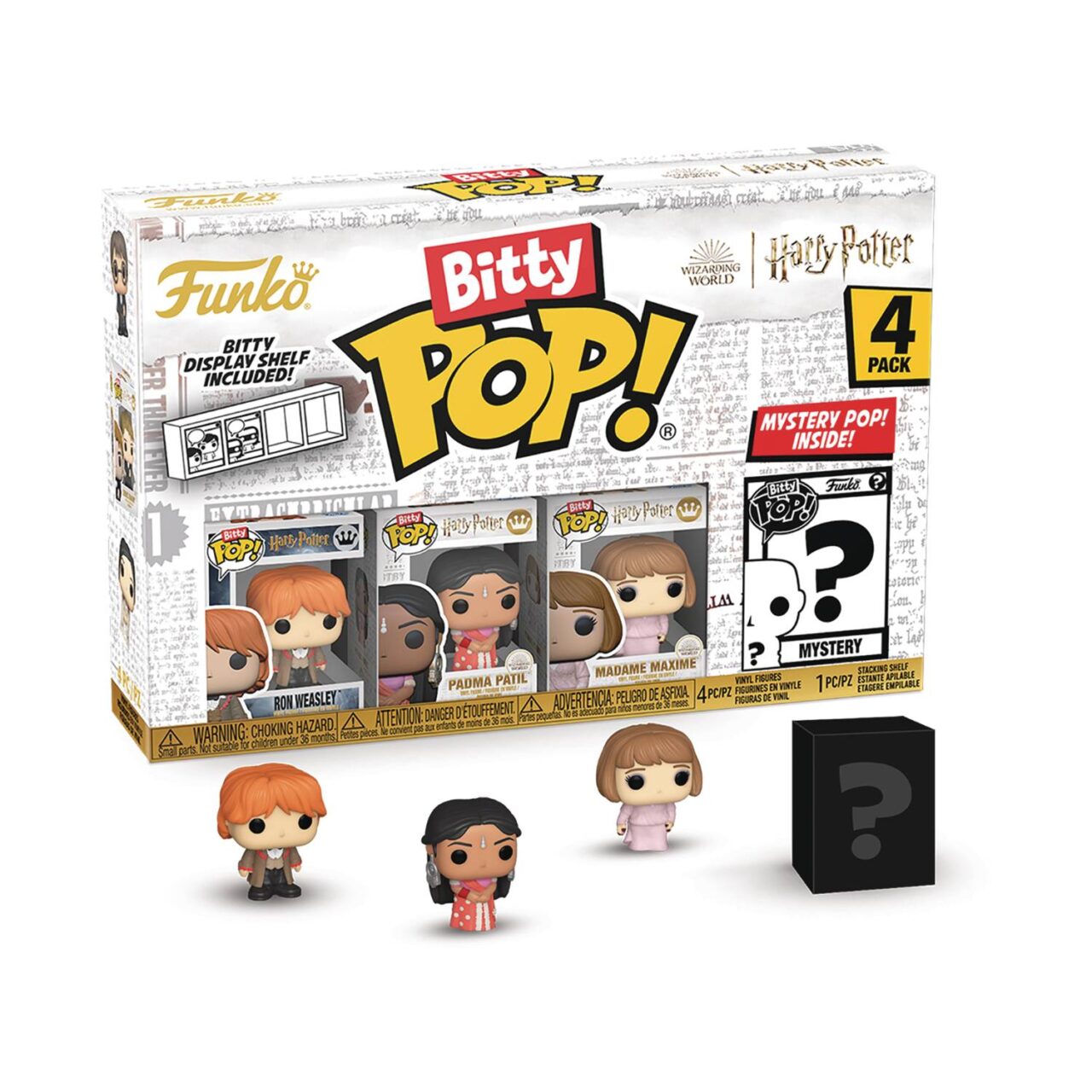 BITTY POP HP GOBLET OF FIRE RON 4PK FIG